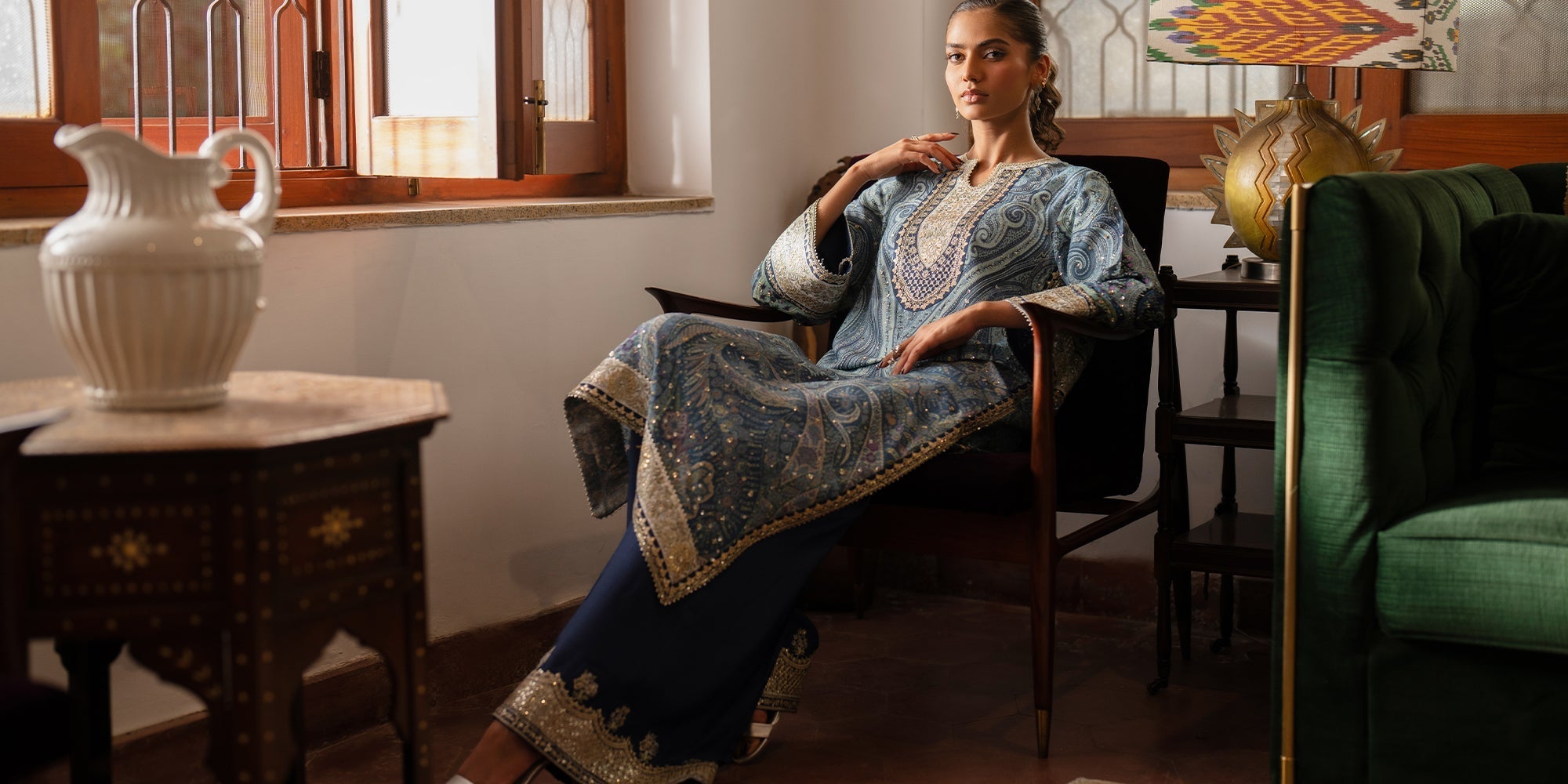 EMBROIDERED SUIT (E104/603/0803) - Image 16