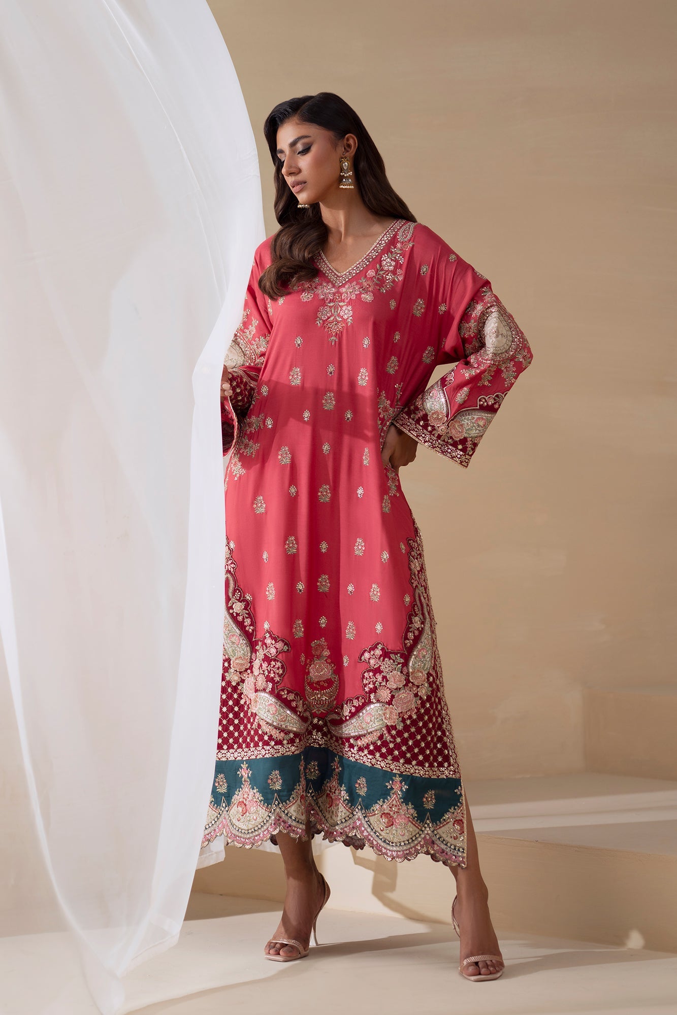 EMBROIDERED KAFTAN (E0942/104/414) - Image 11