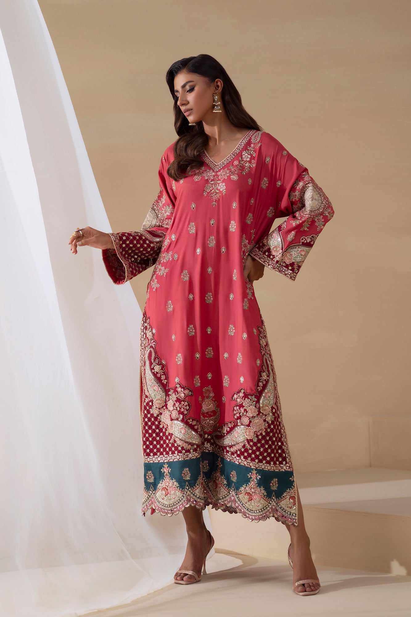 EMBROIDERED KAFTAN (E0942/104/414) - Image 12