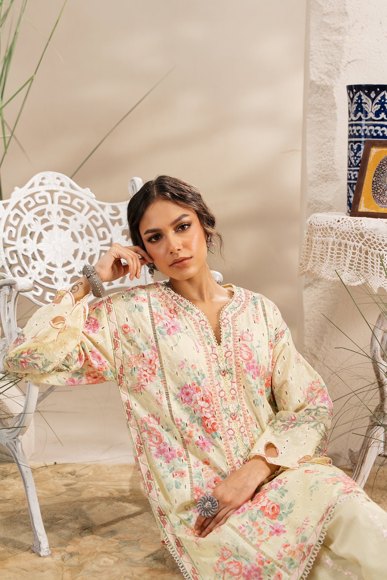 EMBROIDERED SUIT (E3409/103/115) - Image 6