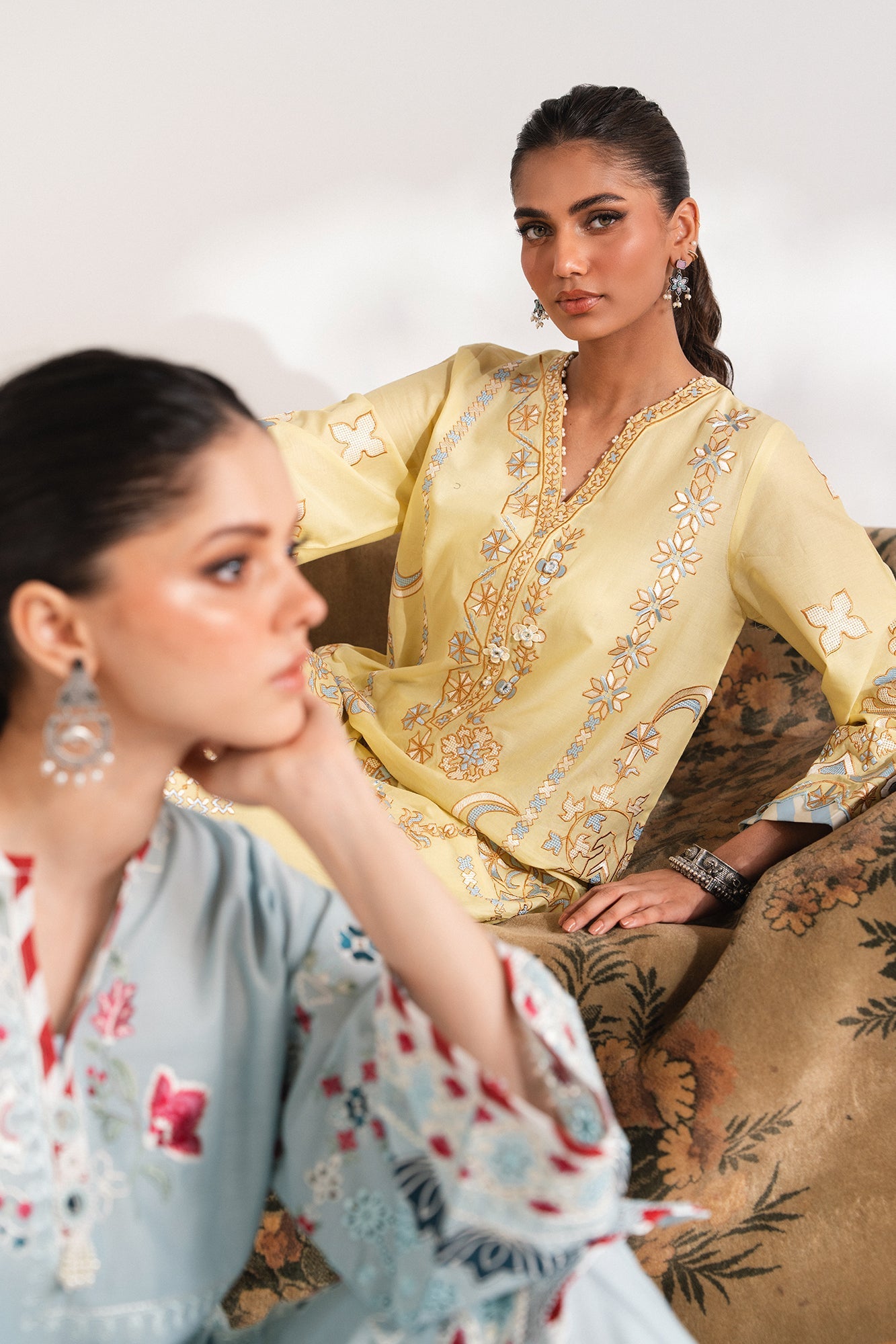 EMBROIDERED SUIT (E3384/103/110) - Image 7