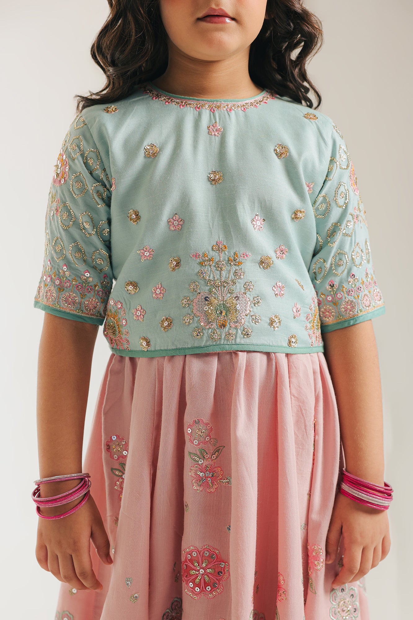 EMBROIDERED SUIT (E0229/415/720) - Image 5