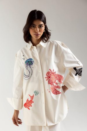 EMBROIDERED SUIT (E106/001/0631)