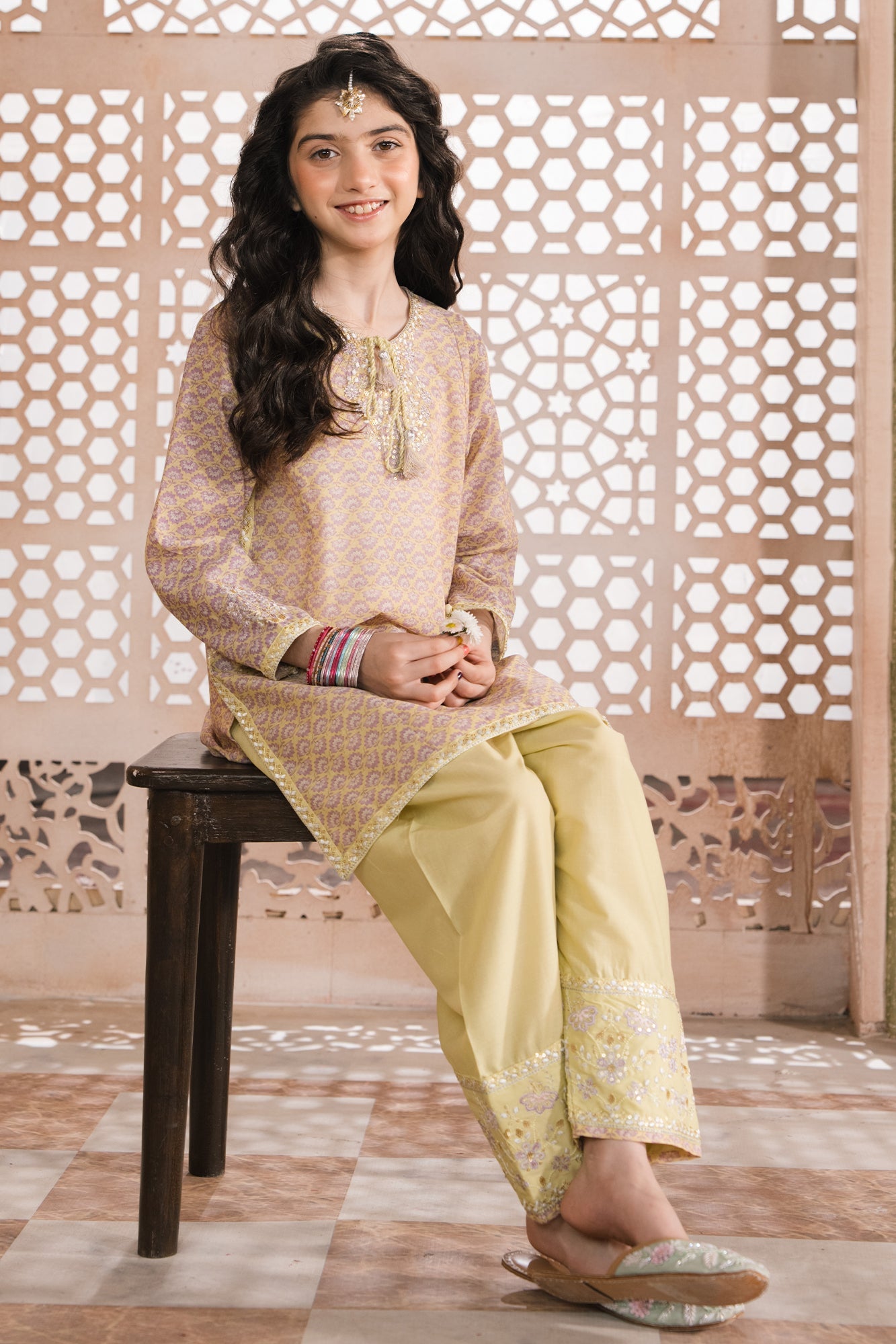 EMBROIDERED SUIT (E0641/404/125) - Image 2
