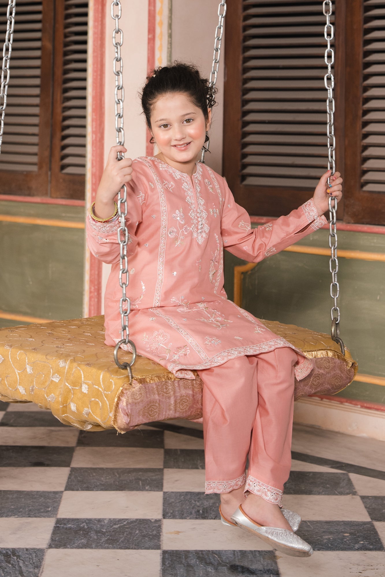 EMBROIDERED SUIT (E0670/404/314) - Image 2