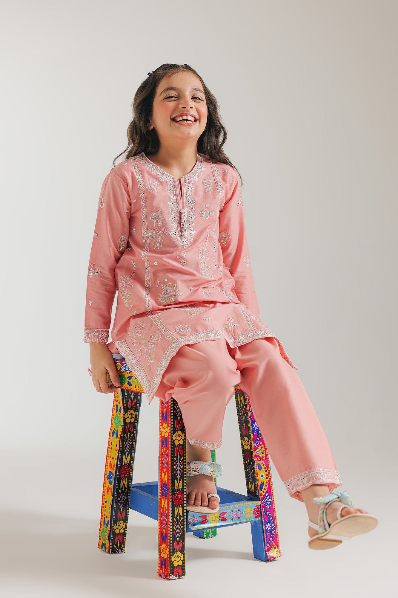 EMBROIDERED SUIT (E0670/404/314) - Image 4