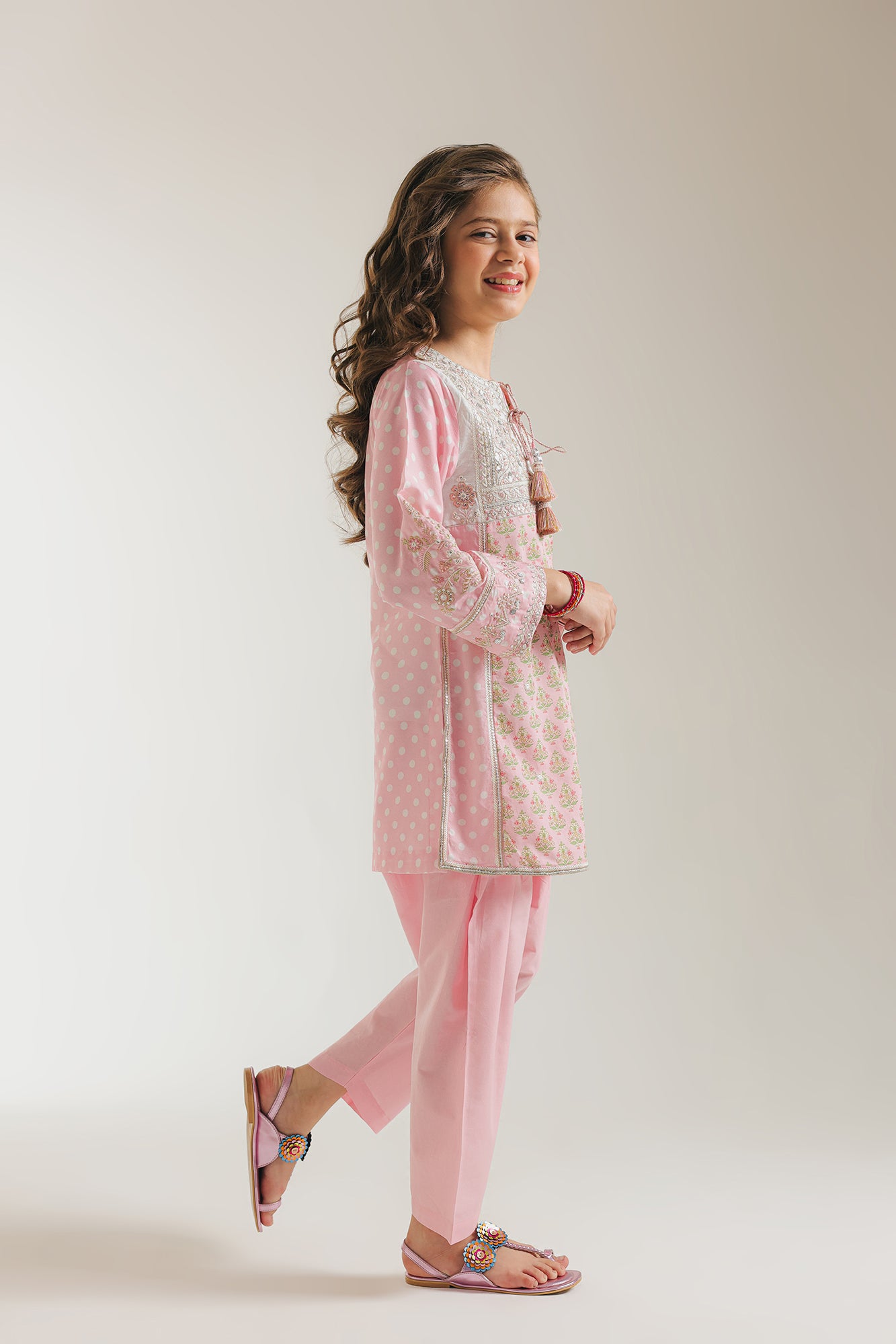 EMBROIDERED SUIT (E0684/404/316) - Image 3
