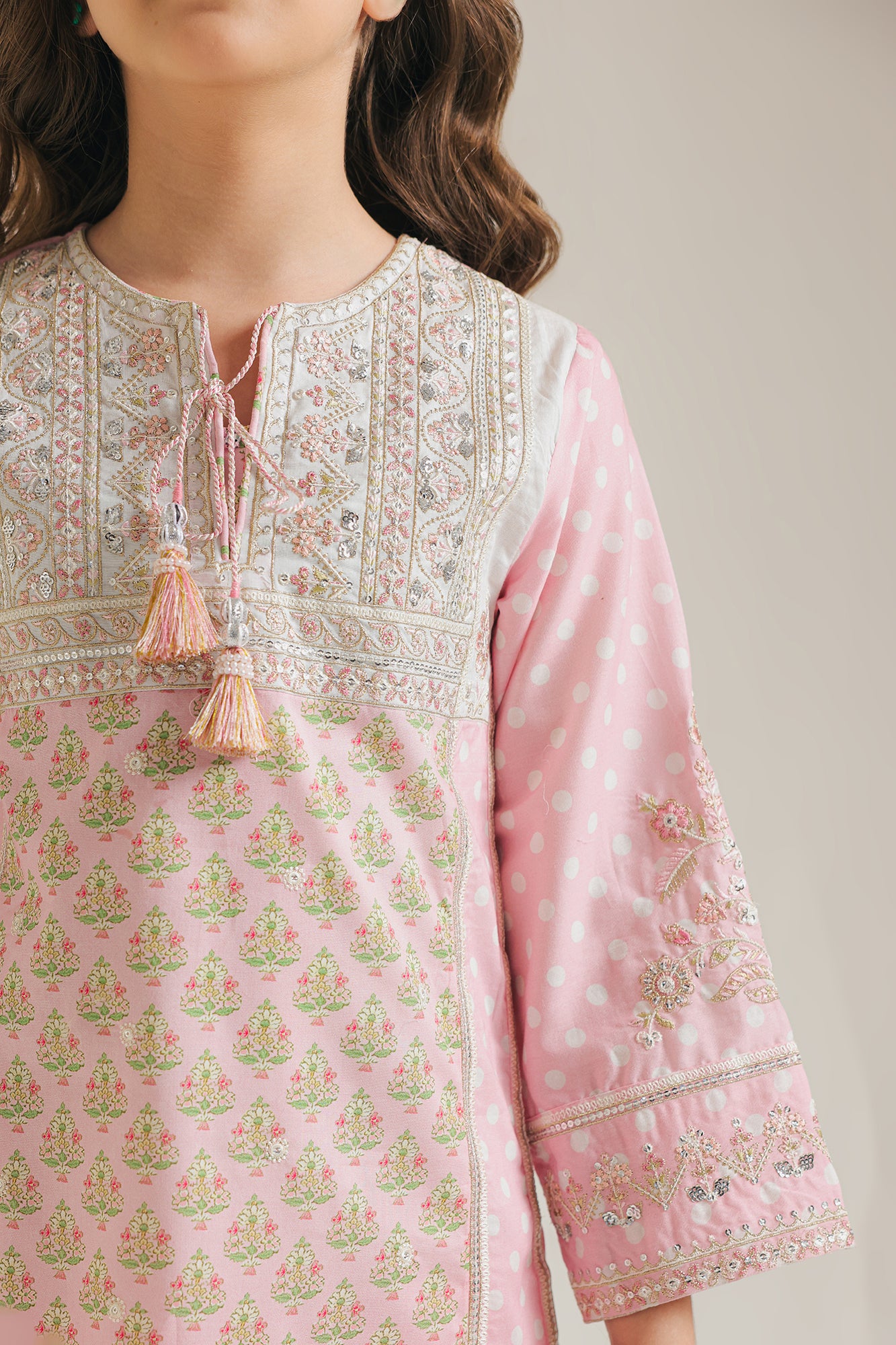 EMBROIDERED SUIT (E0684/404/316) - Image 5