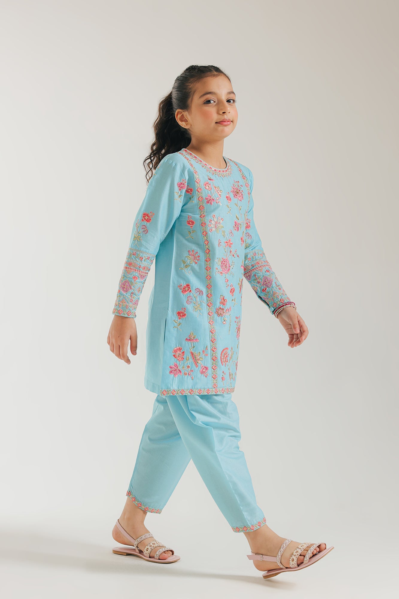 EMBROIDERED SUIT (E0687/404/611) - Image 2