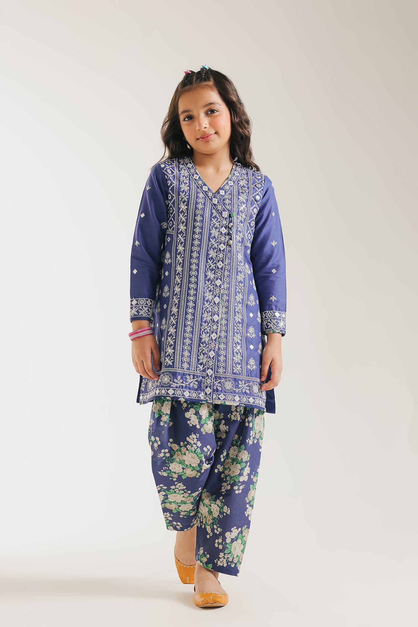 EMBROIDERED SUIT (E0707/404/622) - Image 2