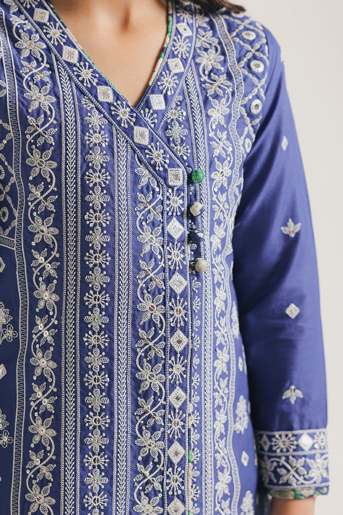 EMBROIDERED SUIT (E0707/404/622) - Image 6