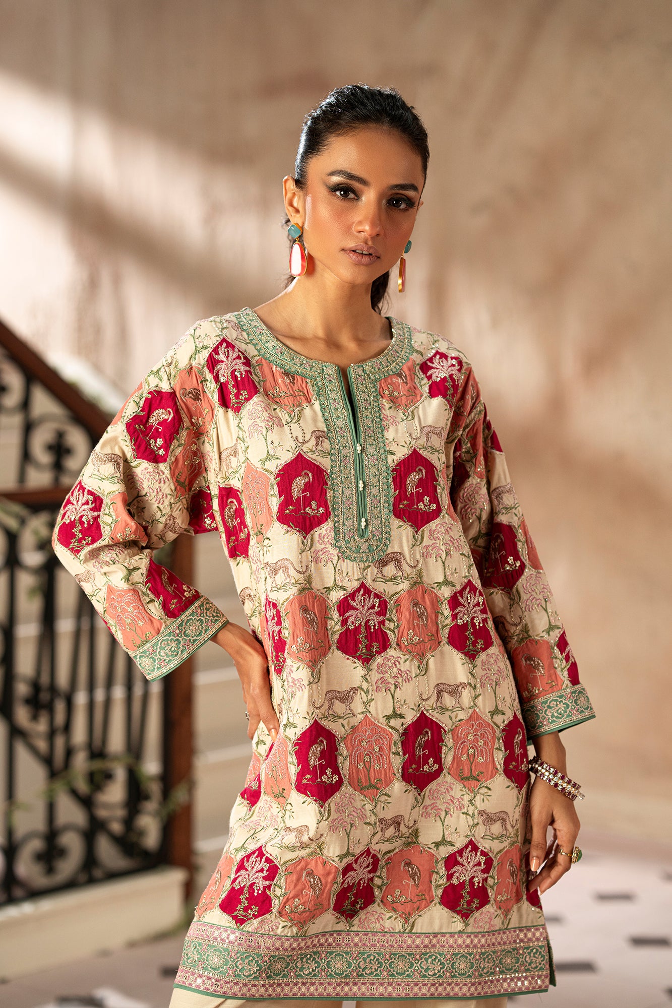 EMBROIDERED SUIT (E0738/104/004) - Image 4