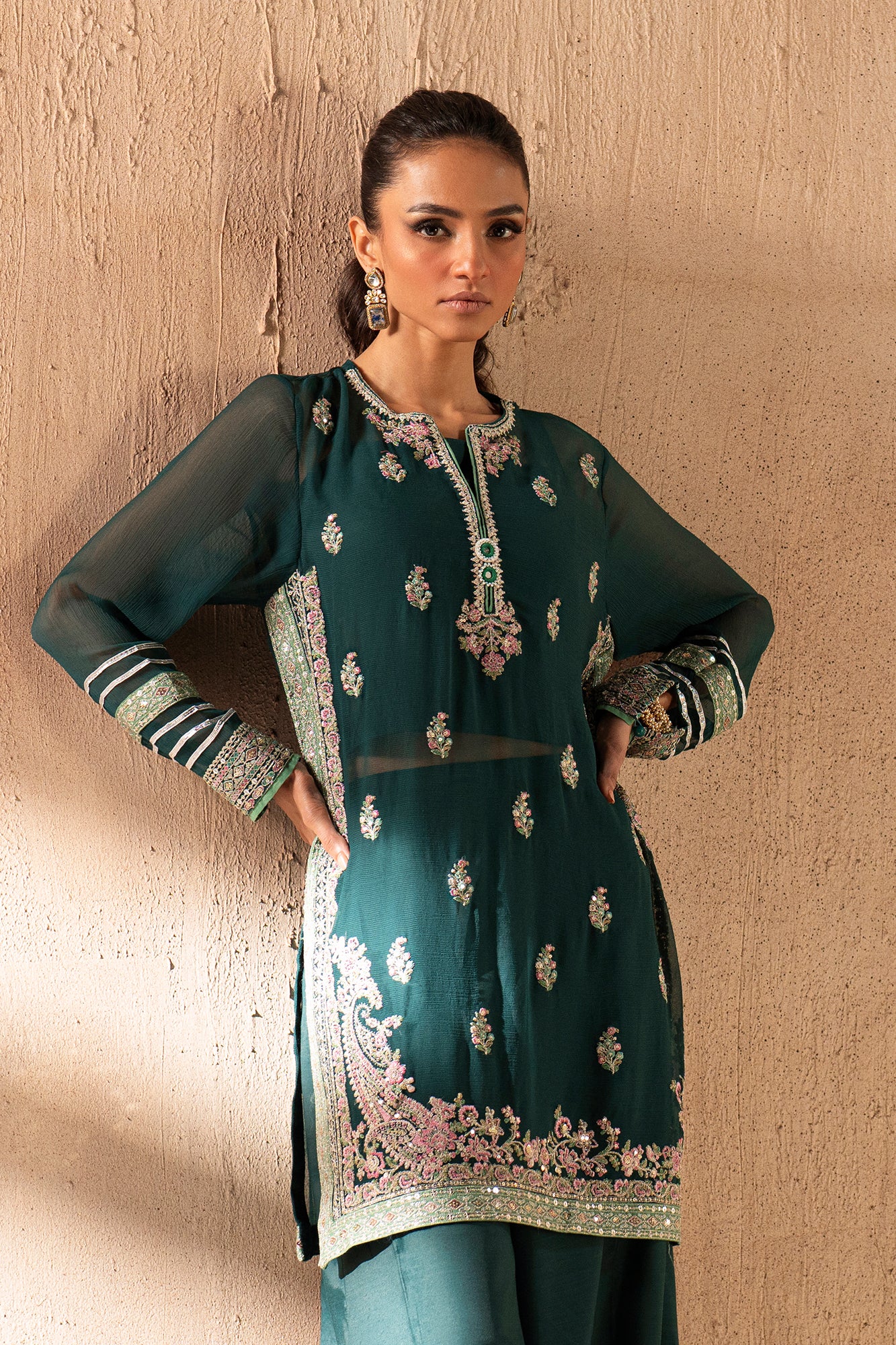 EMBROIDERED SUIT (E0755/104/706) - Image 9