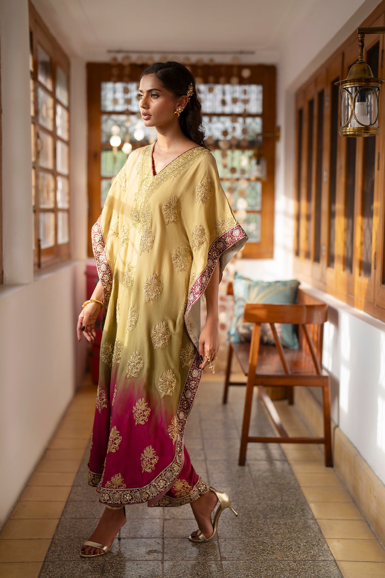 EMBROIDERED KAFTAN (E0773/104/124) - Image 8
