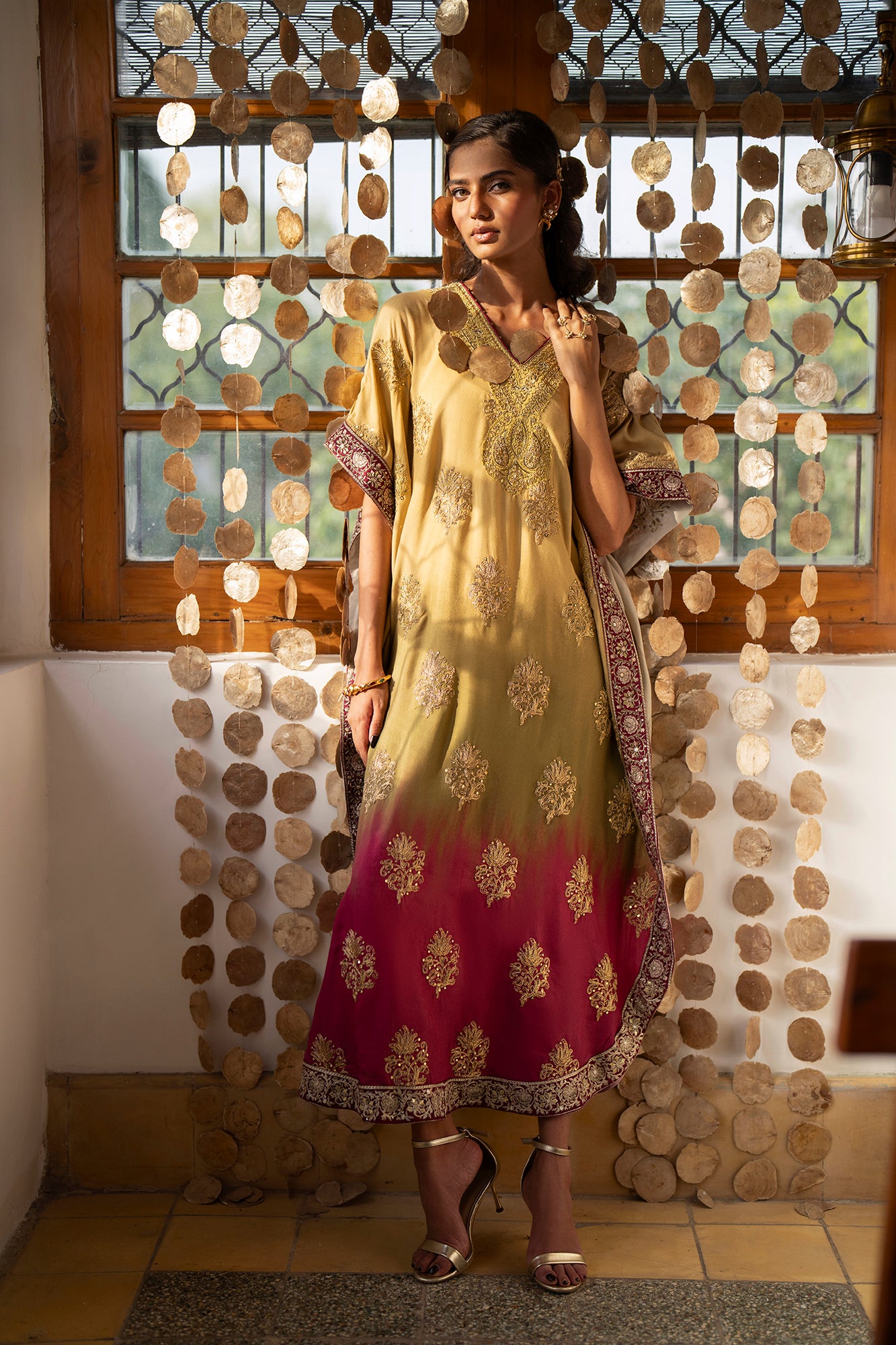 EMBROIDERED KAFTAN (E0773/104/124) - Image 2