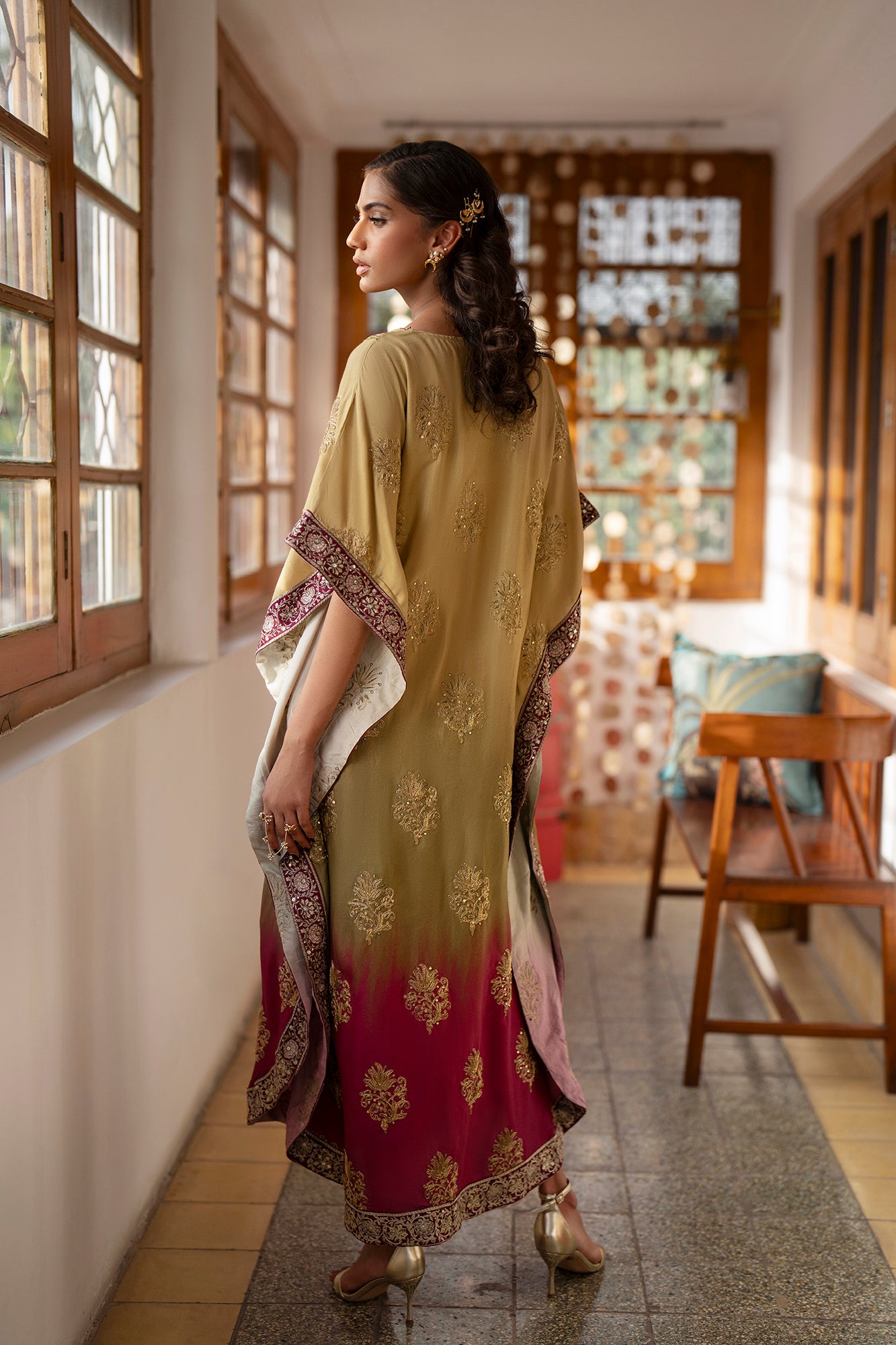 EMBROIDERED KAFTAN (E0773/104/124) - Image 4