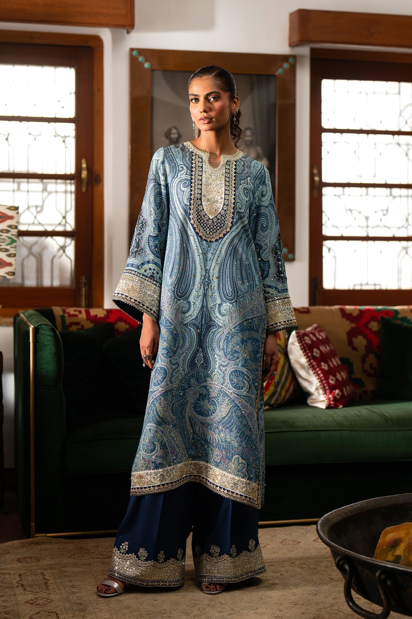 EMBROIDERED SUIT (E104/603/0803) - Image 2