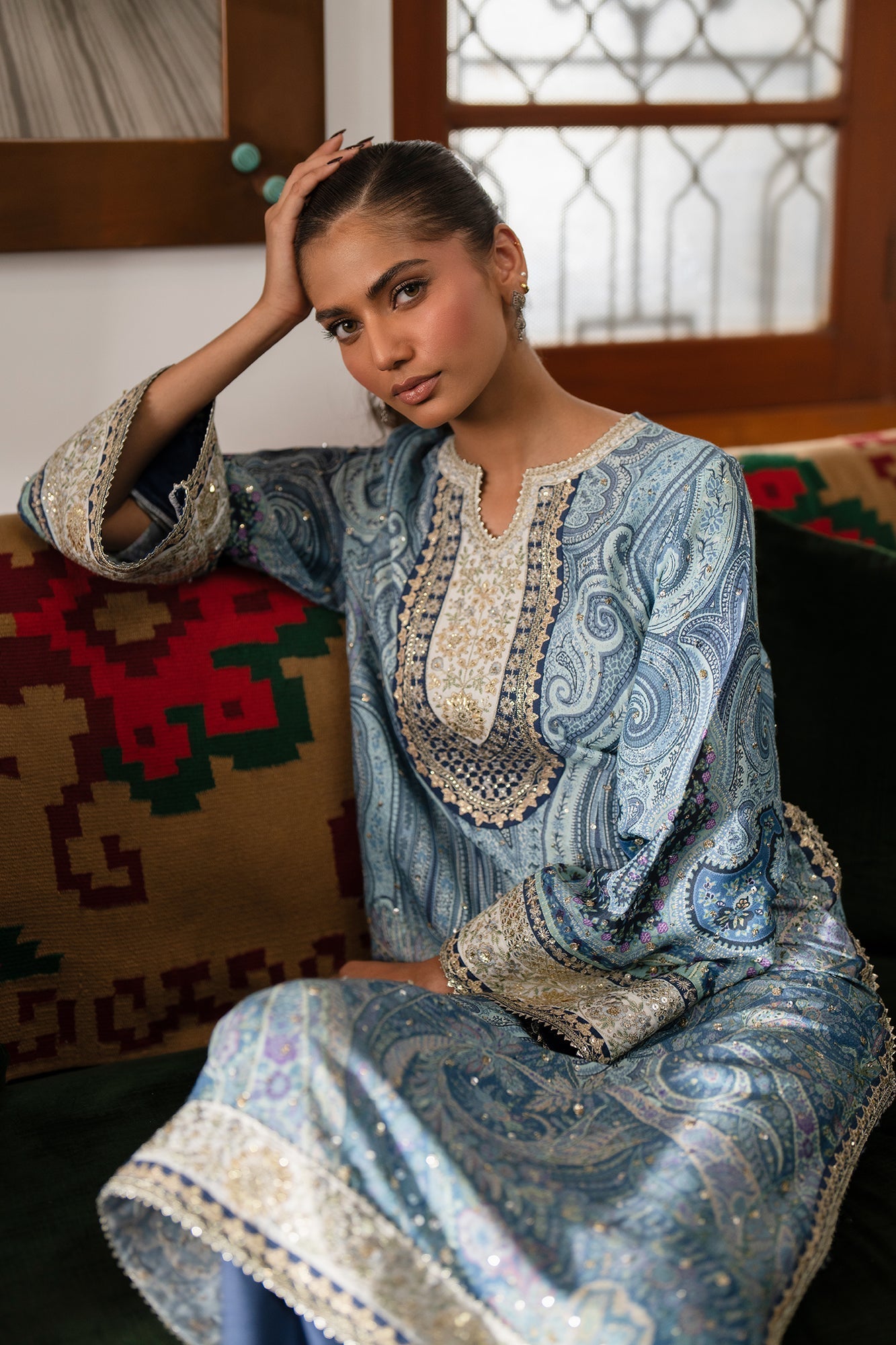 EMBROIDERED SUIT (E104/603/0803) - Image 5