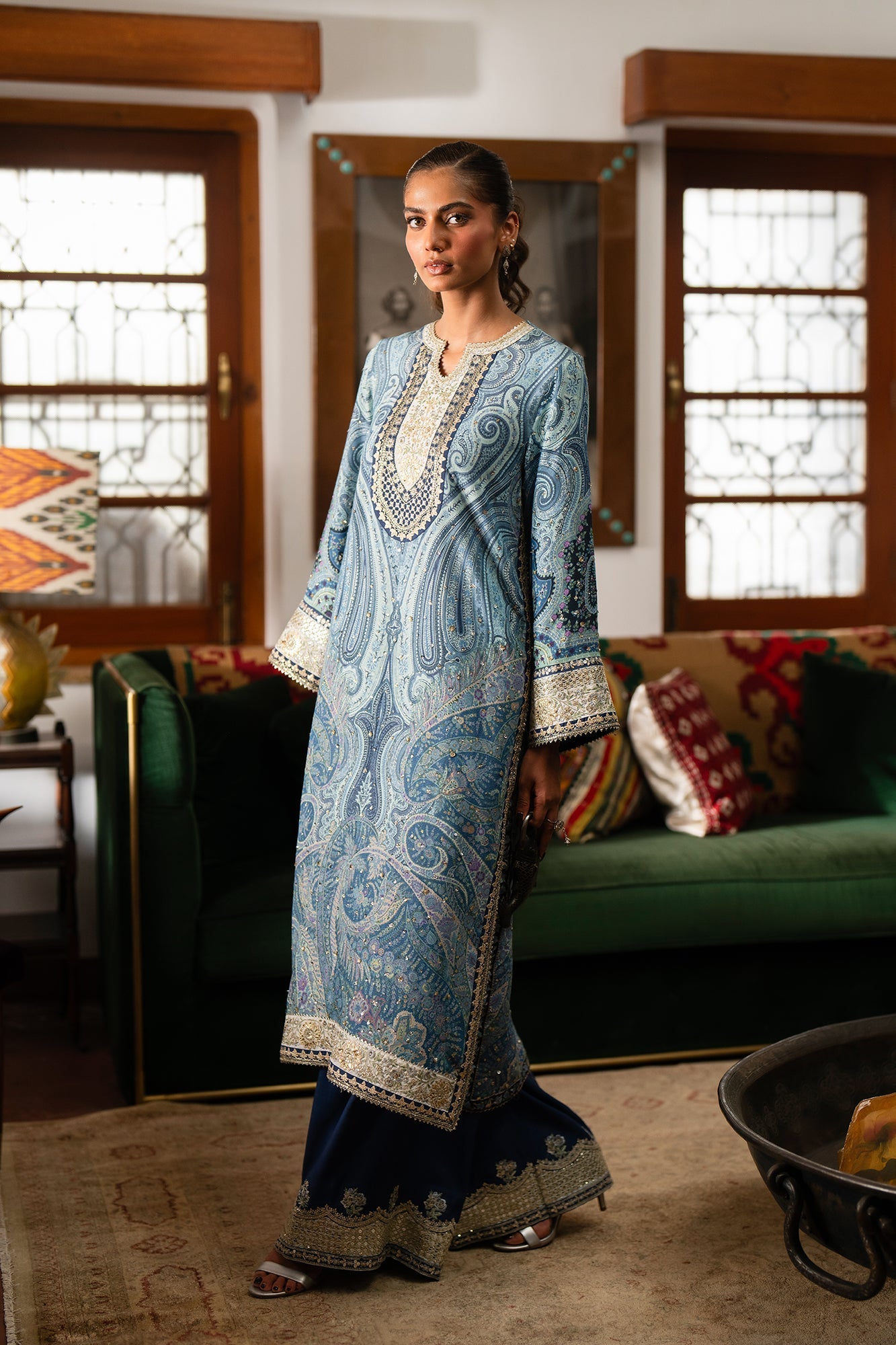EMBROIDERED SUIT (E104/603/0803) - Image 3