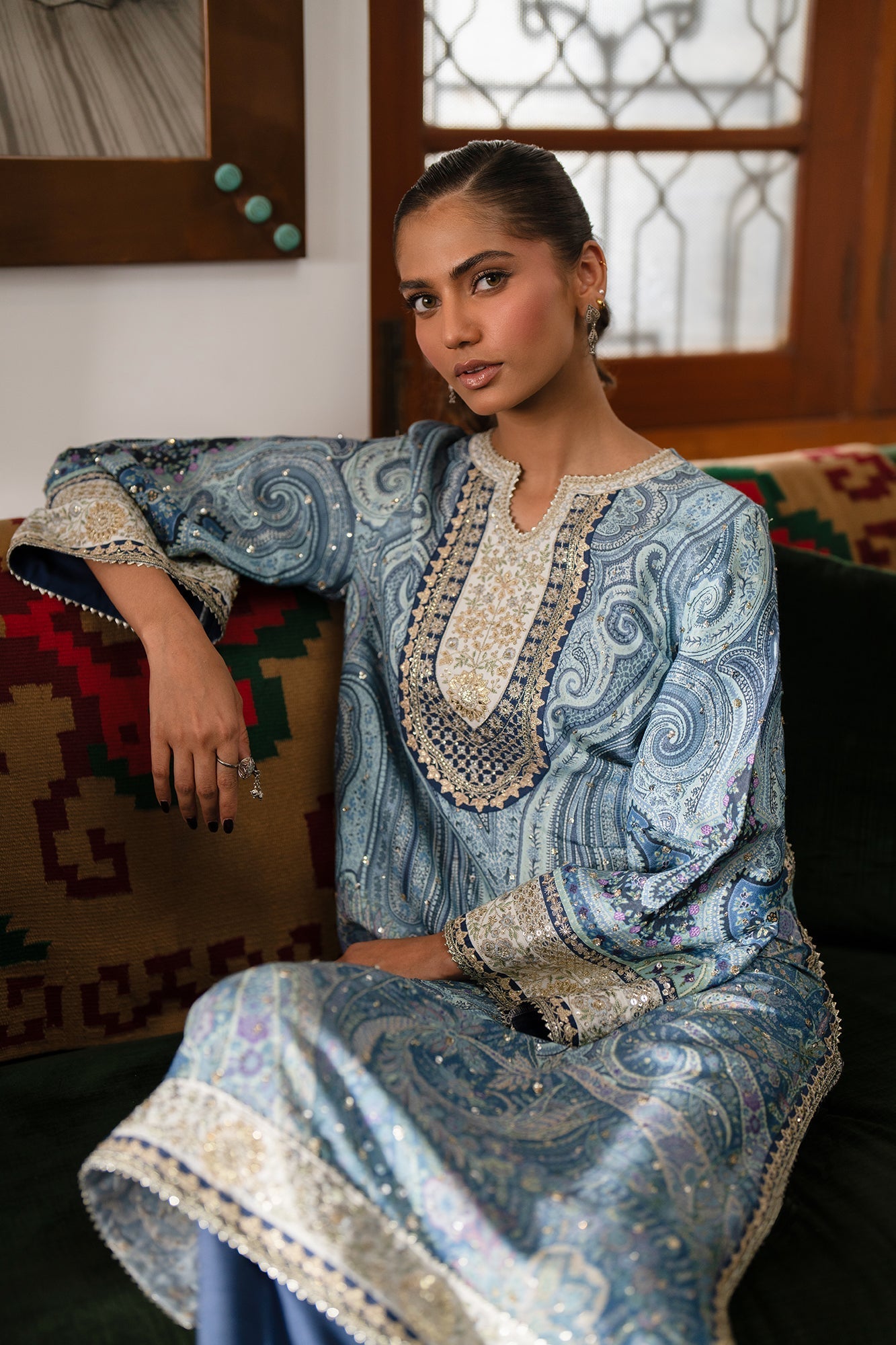 EMBROIDERED SUIT (E104/603/0803) - Image 8