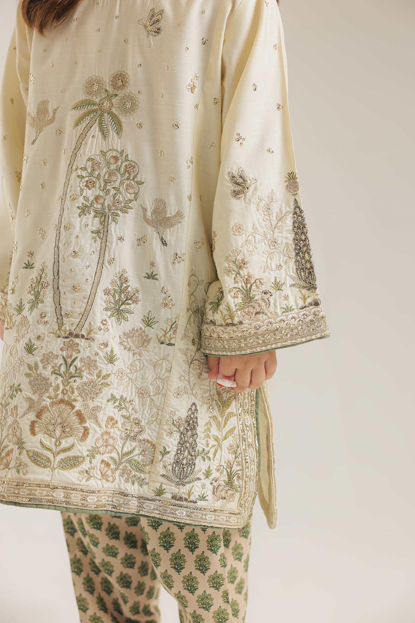 EMBROIDERED SUIT (E0809/404/115) - Image 5