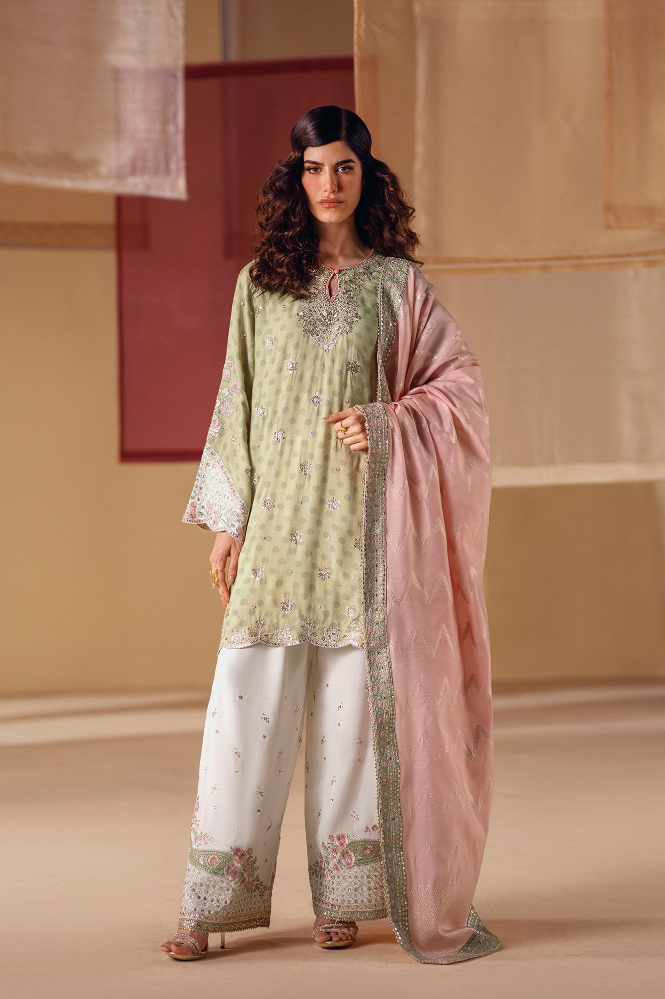 EMBROIDERED SUIT (E104/127/0828) - Image 2