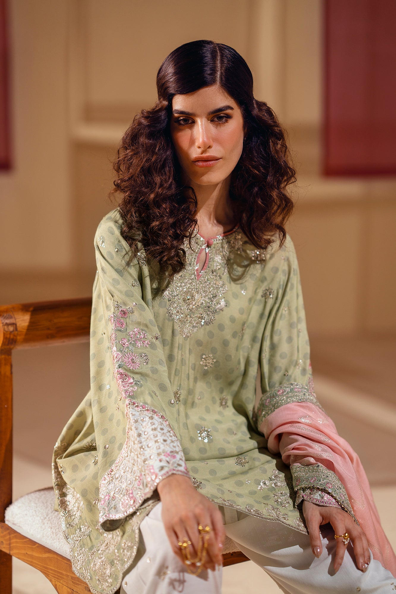 EMBROIDERED SUIT (E104/127/0828) - Image 7