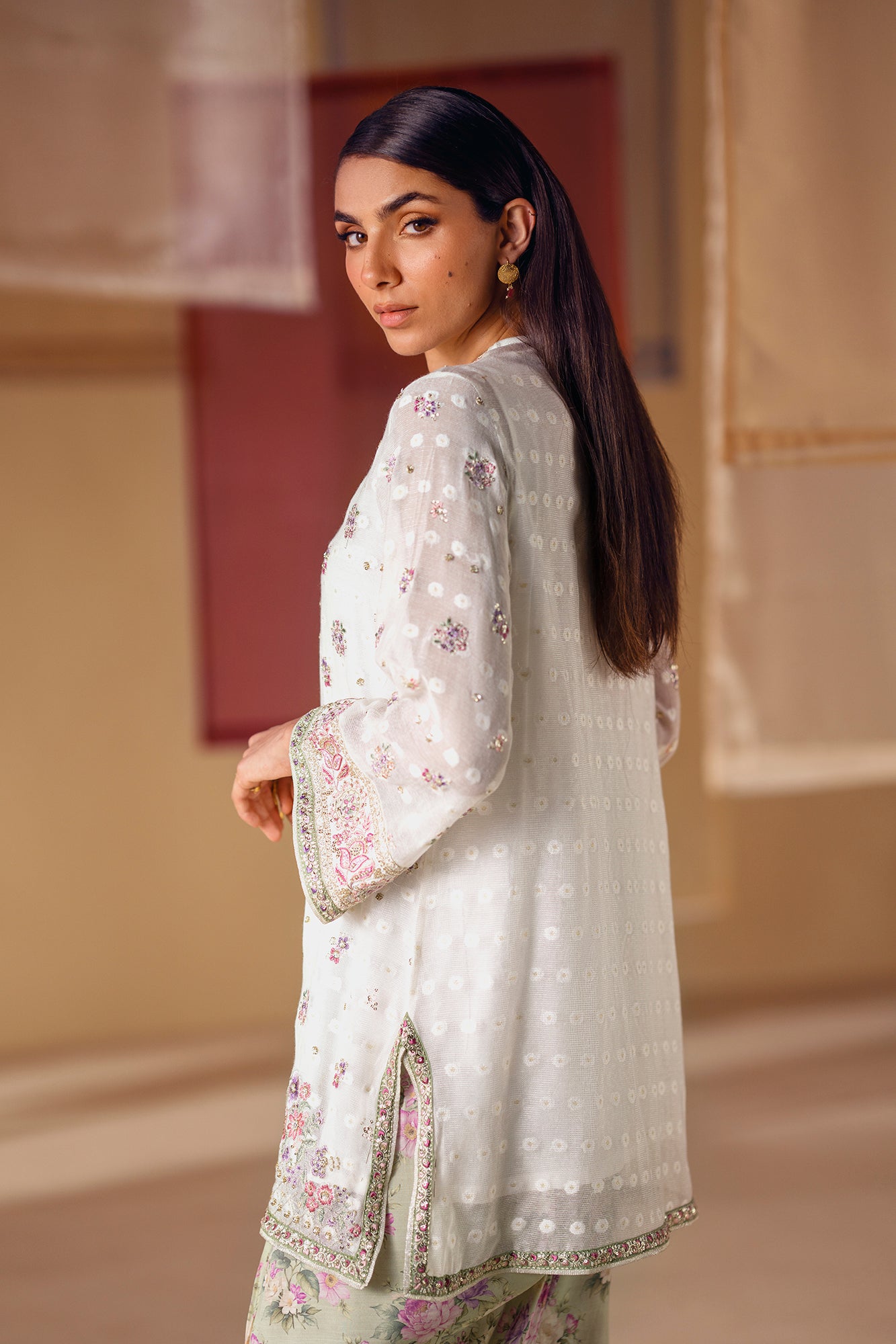 EMBROIDERED SUIT (E0830/104/005) - Image 5
