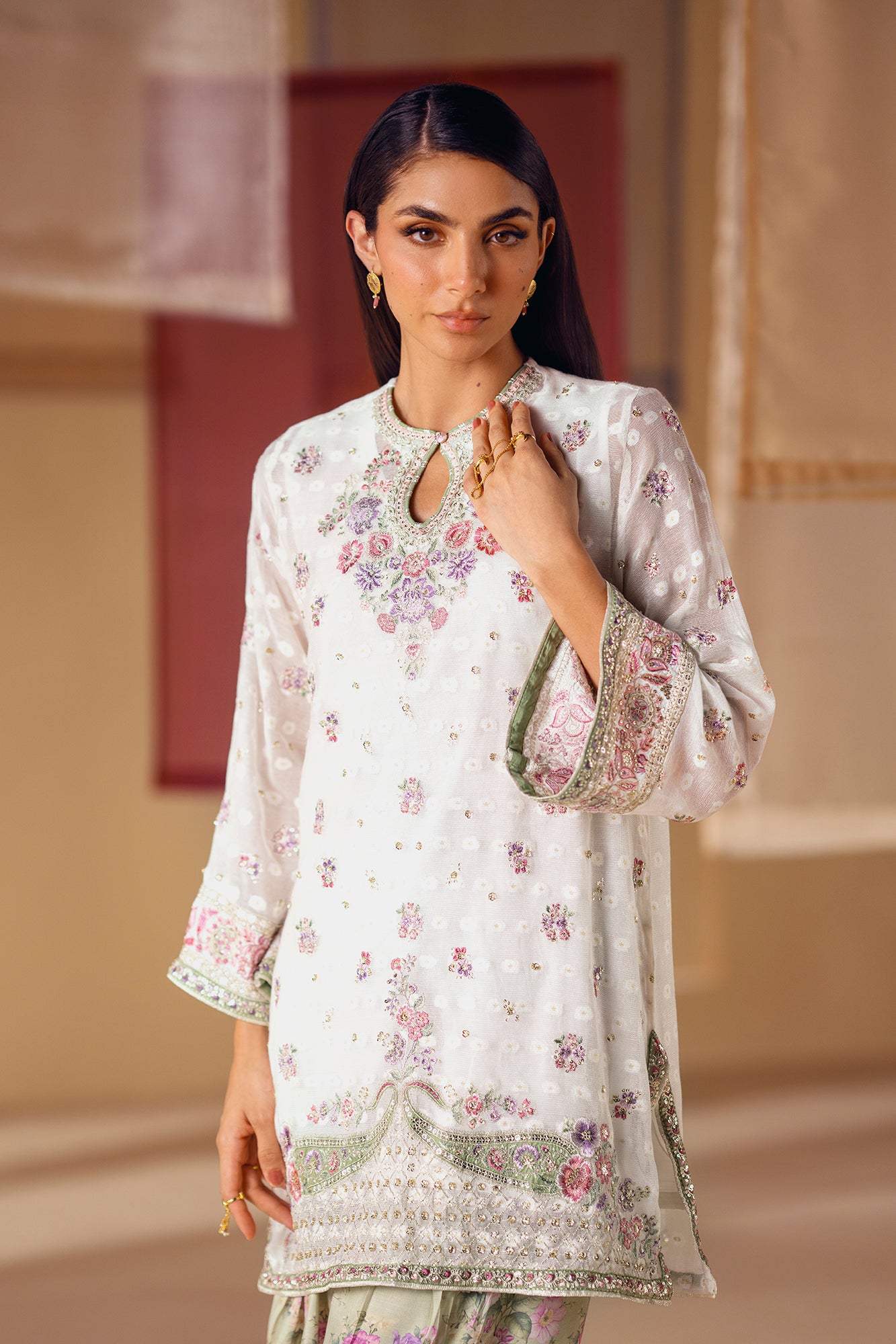 EMBROIDERED SUIT (E0830/104/005) - Image 7
