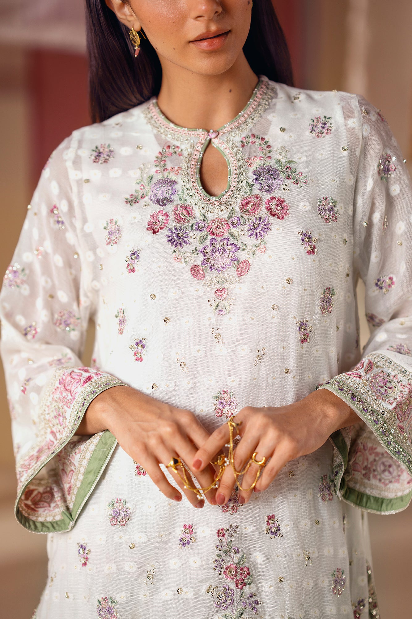 EMBROIDERED SUIT (E0830/104/005) - Image 8