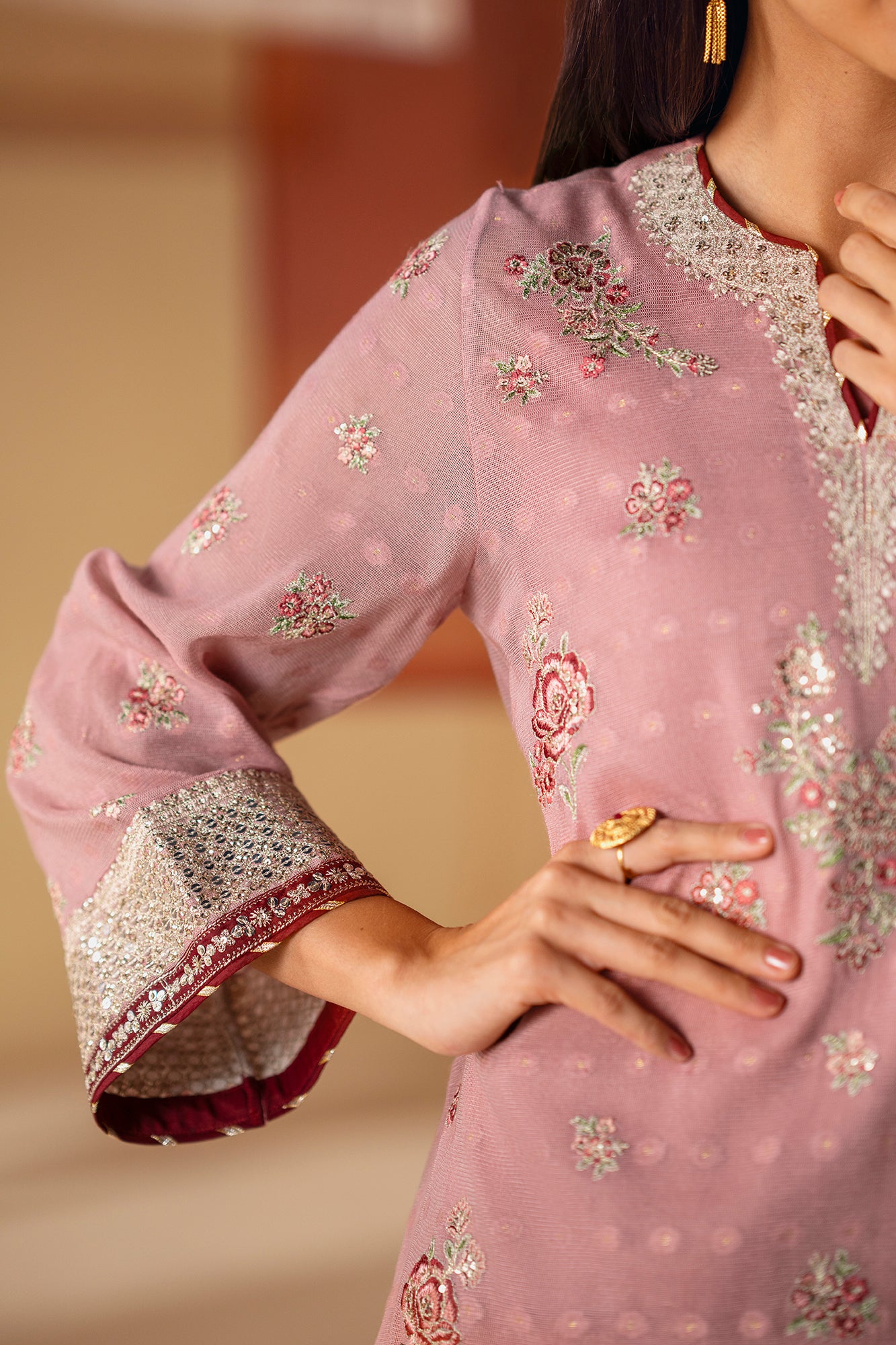 EMBROIDERED SUIT (E0834/104/326) - Image 8