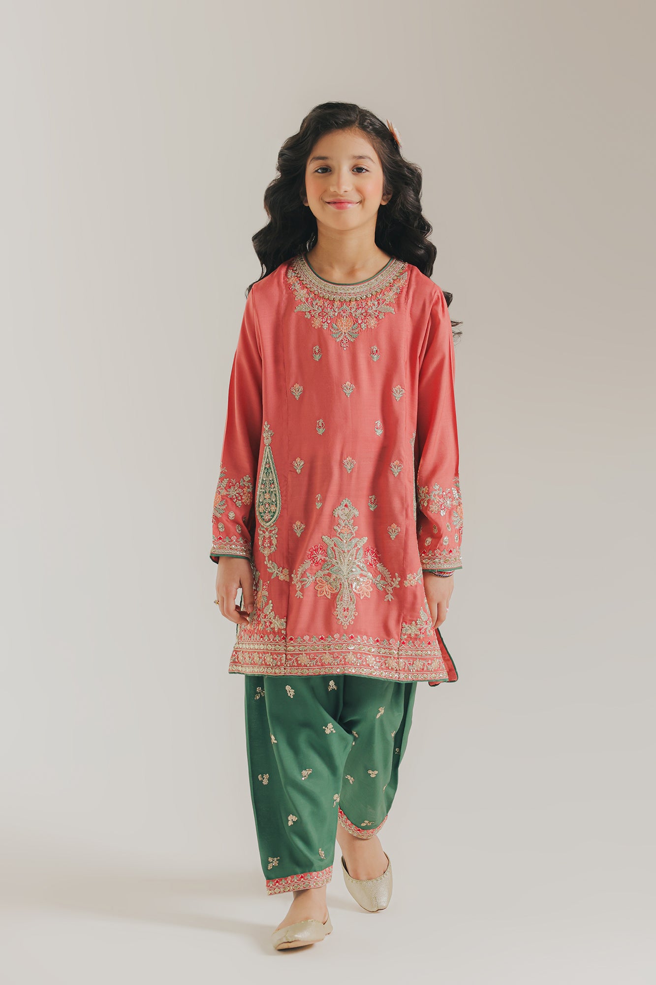 EMBROIDERED SUIT (E0838/404/313) - Image 3