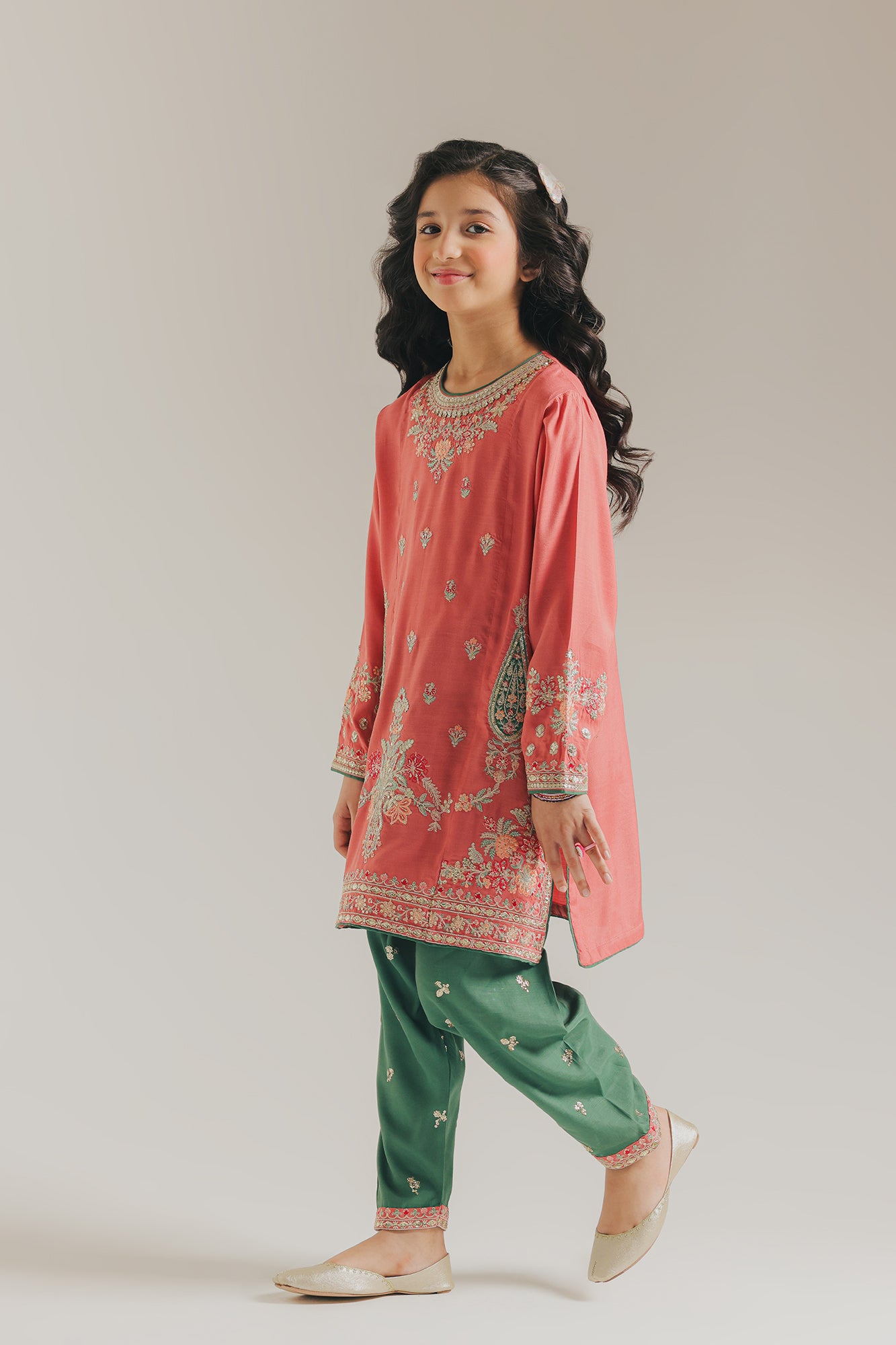 EMBROIDERED SUIT (E0838/404/313) - Image 4