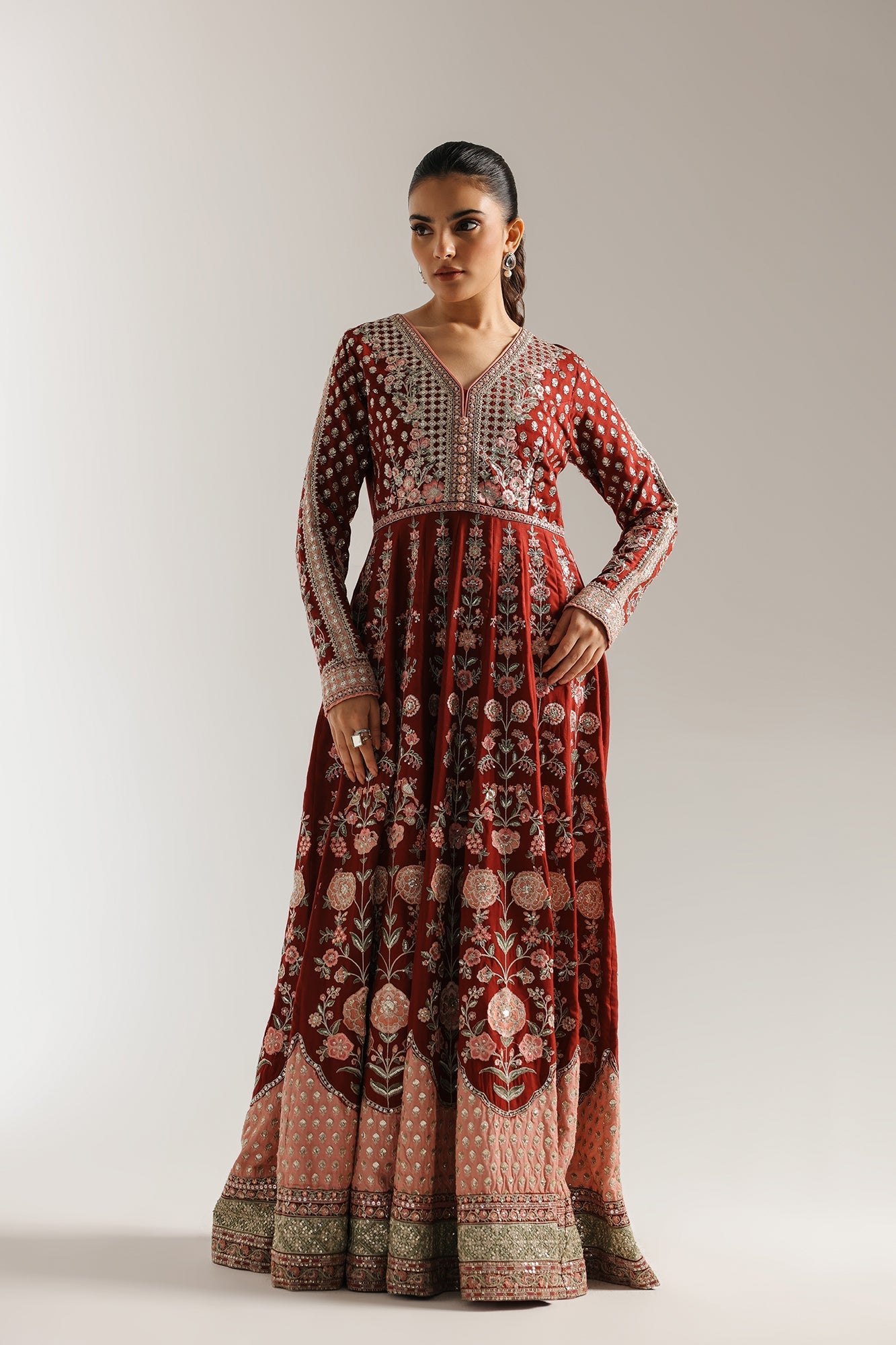 EMBROIDERED PISHWAS (E0840/104/414) - Image 2