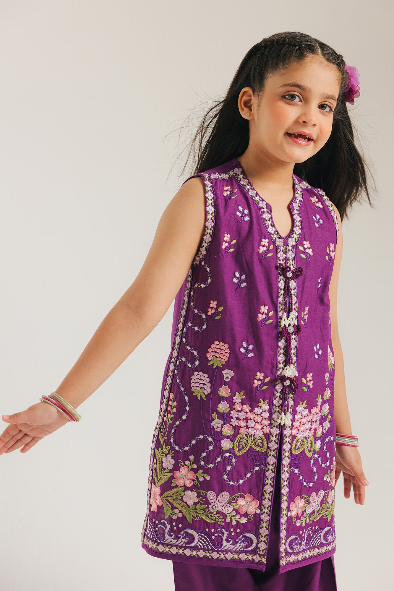 EMBROIDERED SUIT (E0847/404/520) - Image 4