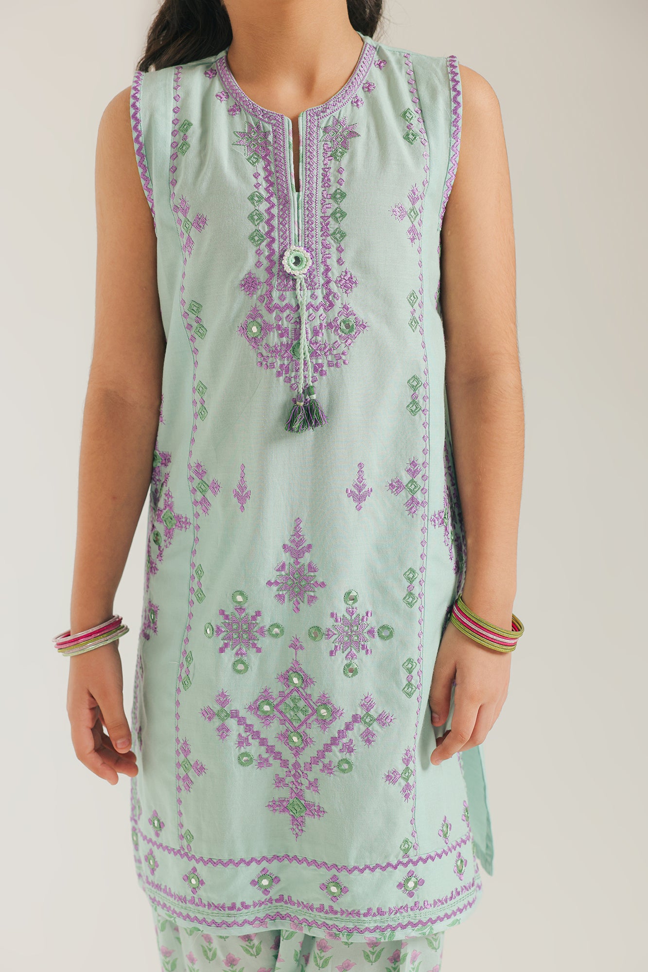 EMBROIDERED SUIT (E0852/404/720) - Image 5