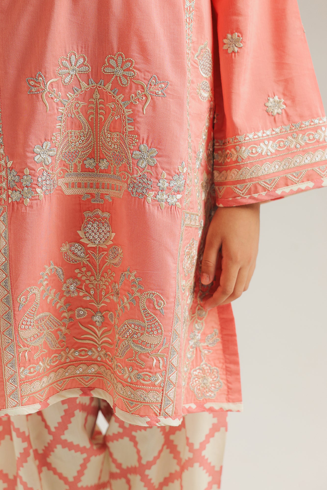 EMBROIDERED SUIT (E0855/404/215) - Image 5