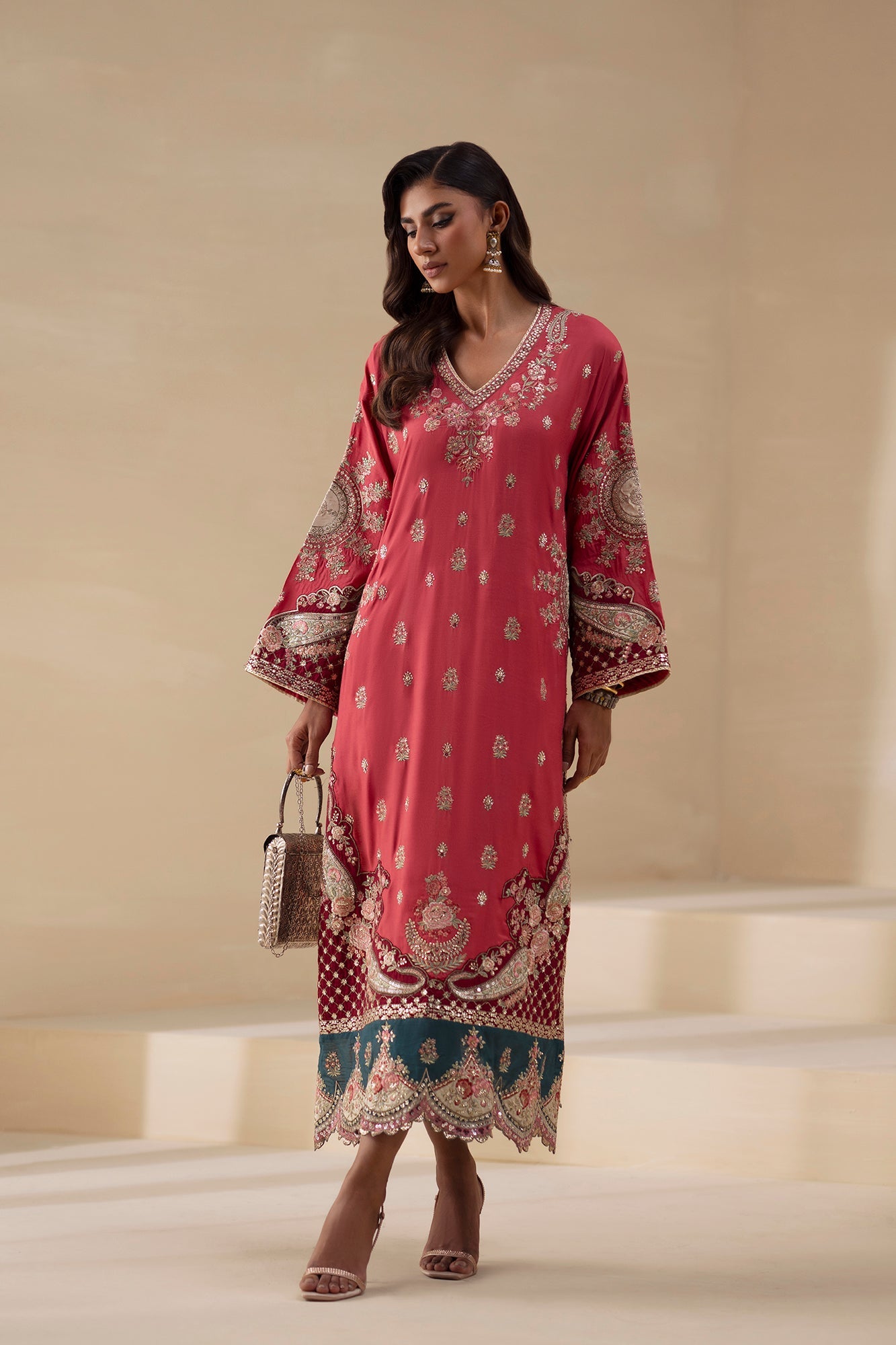 EMBROIDERED KAFTAN (E0942/104/414) - Image 2