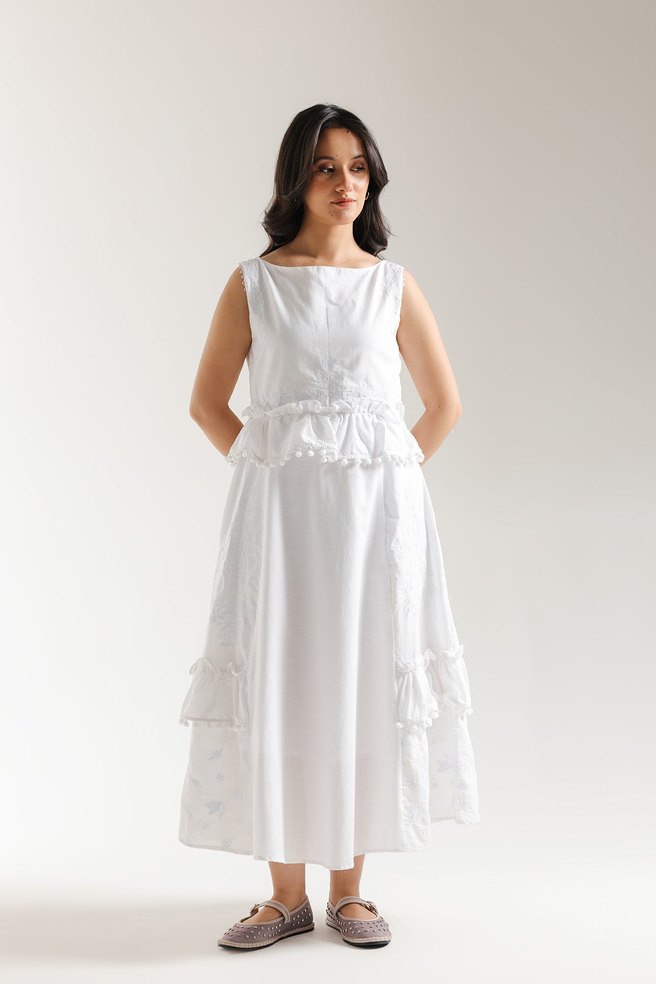 EMBROIDERED DRESS (E1012/101/001) - Image 2
