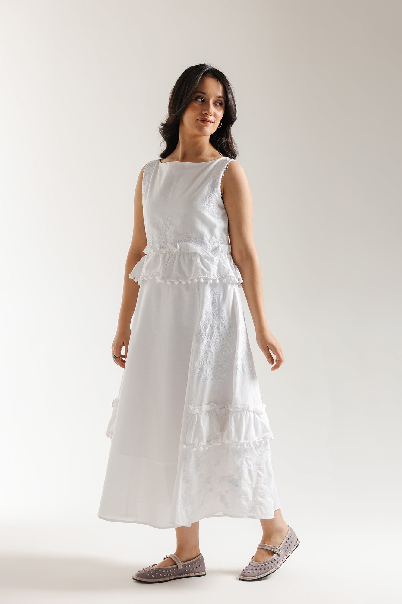 EMBROIDERED DRESS (E1012/101/001) - Image 3