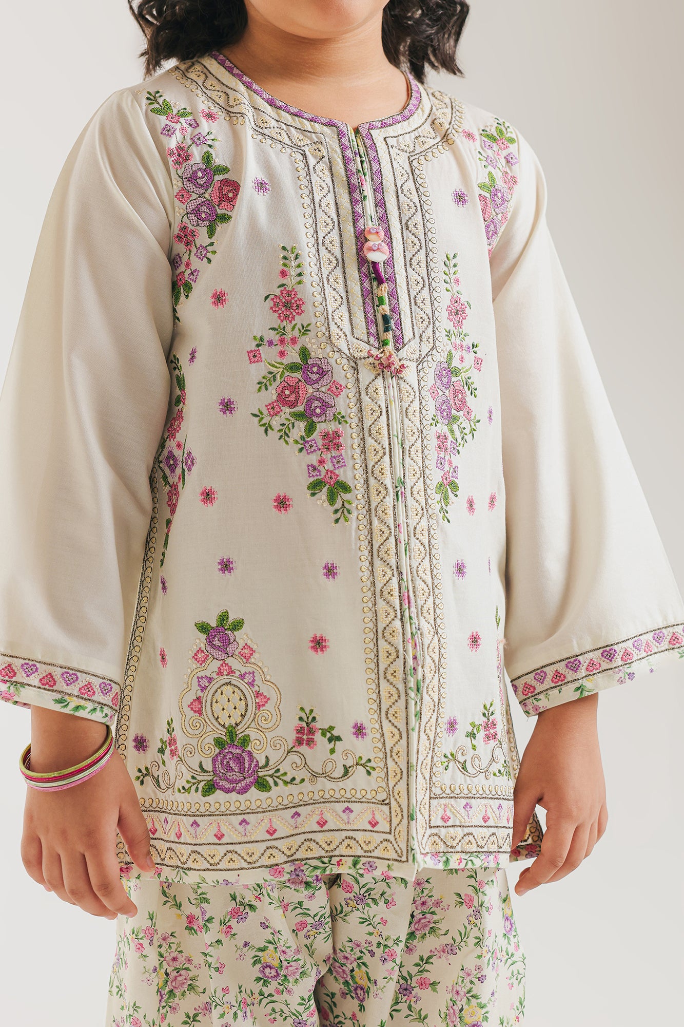 EMBROIDERED SUIT (E1054/402/004) - Image 4
