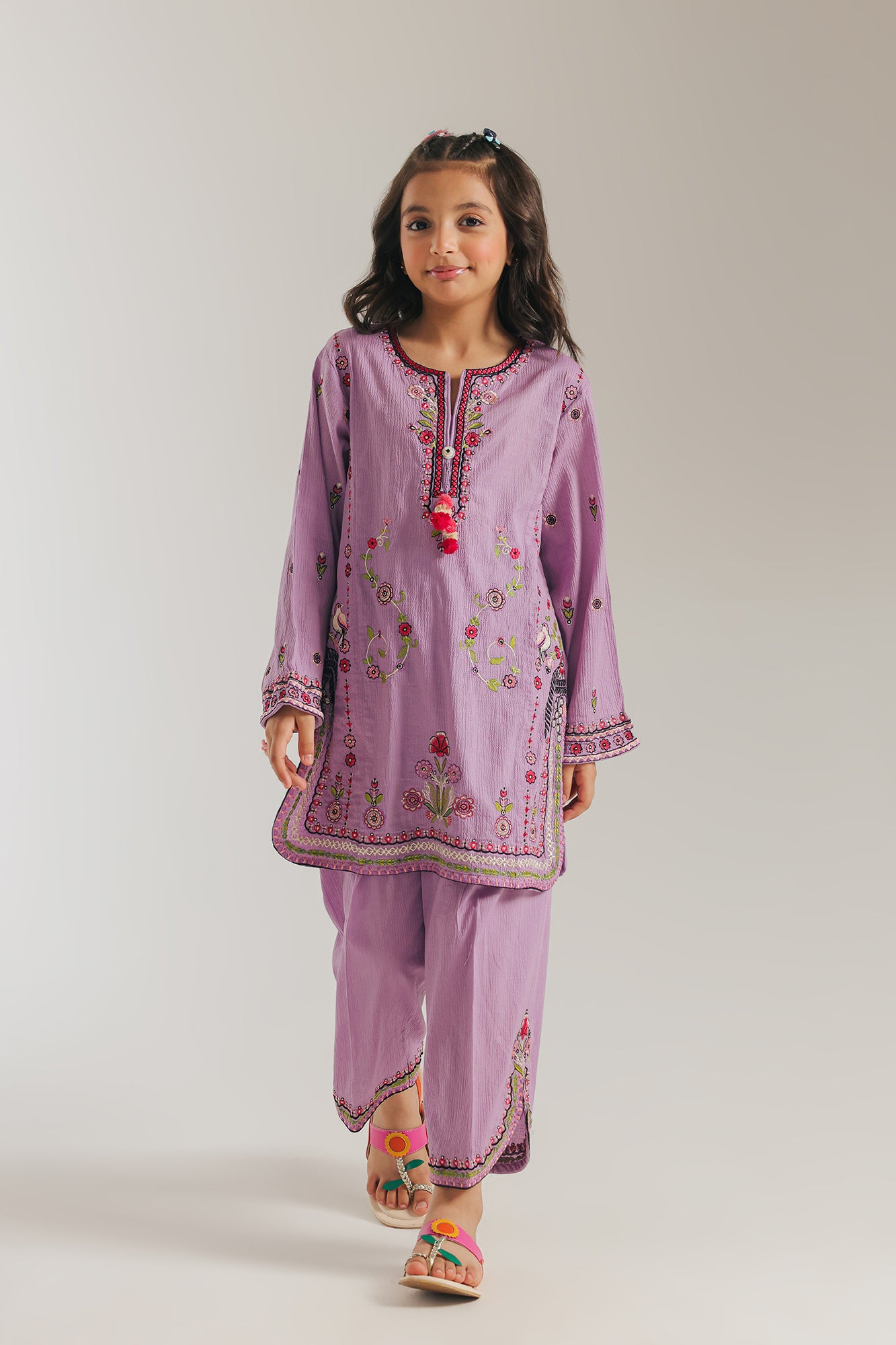 EMBROIDERED SUIT (E1072/402/513) - Image 2