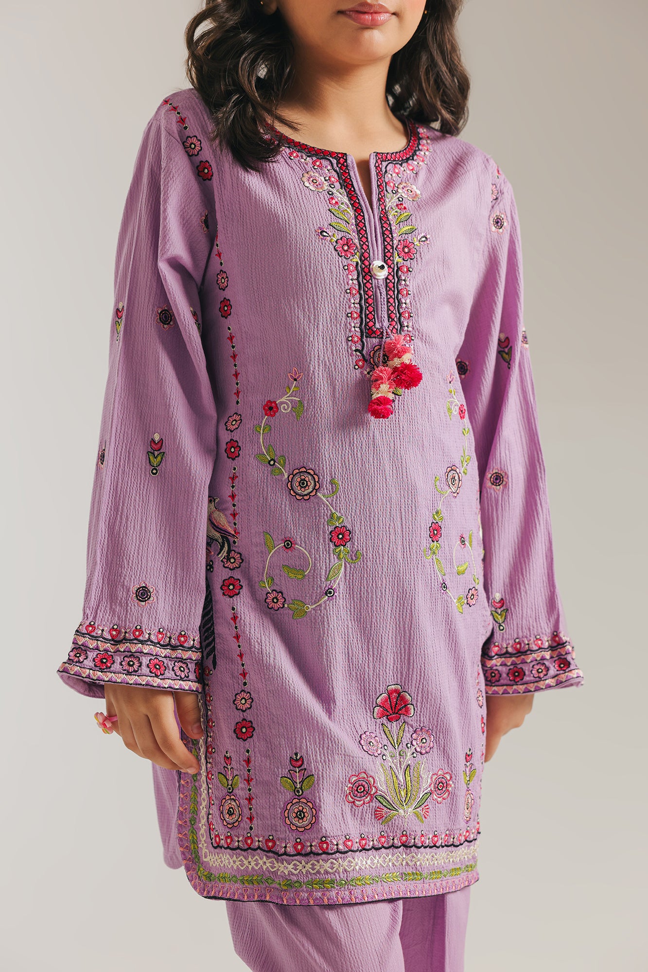 EMBROIDERED SUIT (E1072/402/513) - Image 4