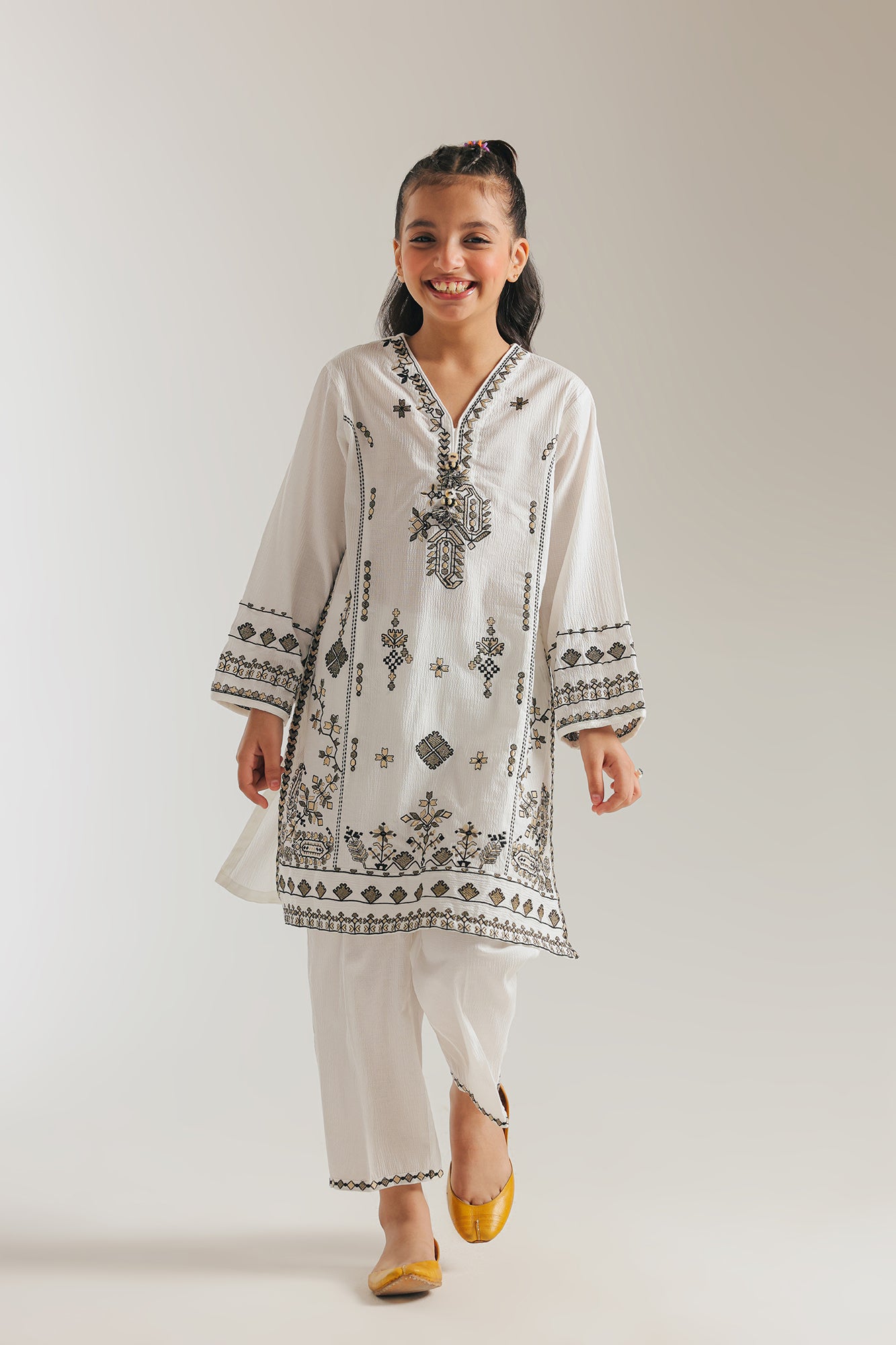 EMBROIDERED SUIT (E1073/402/003) - Image 2