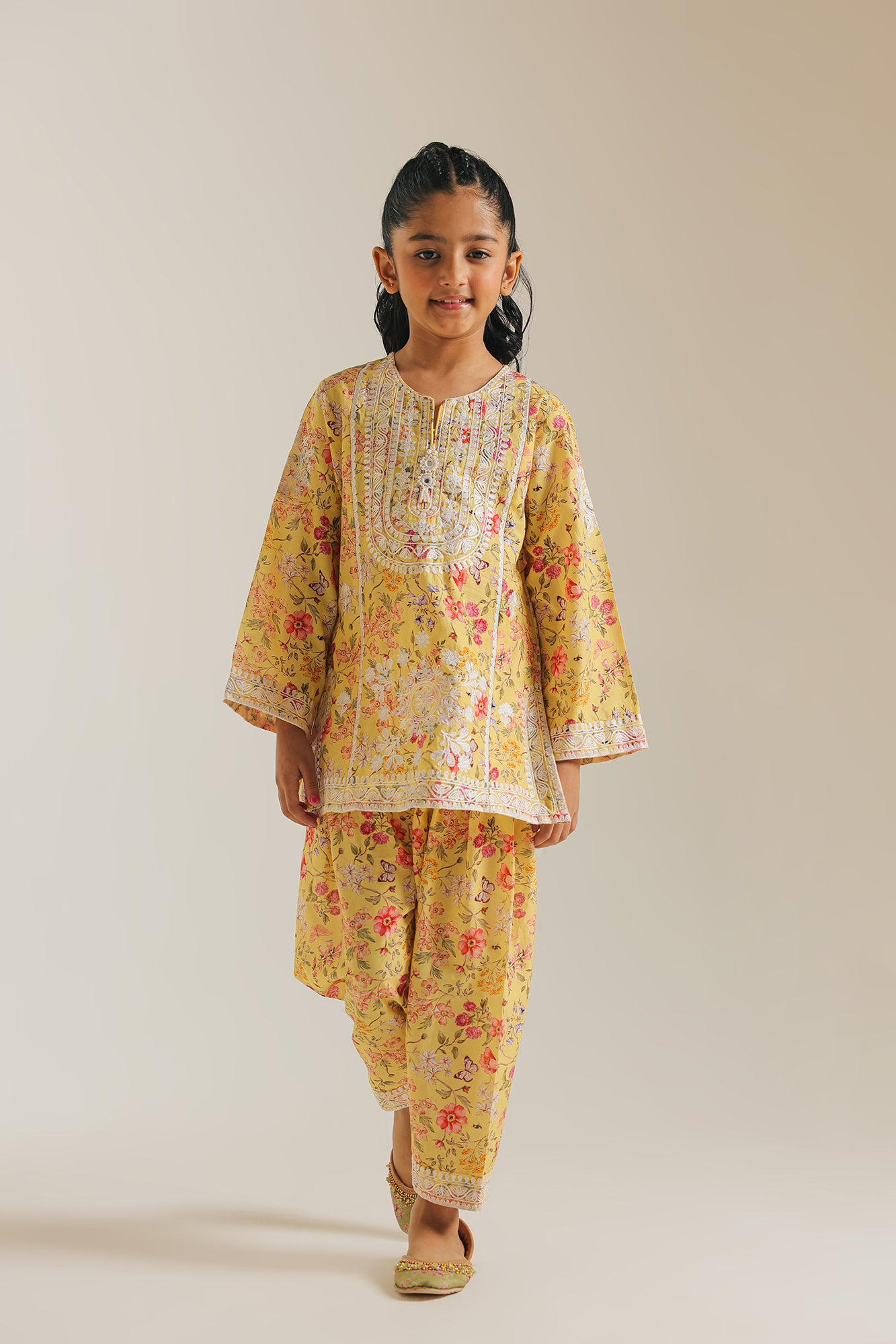 EMBROIDERED SUIT (E1200/402/101) - Image 2