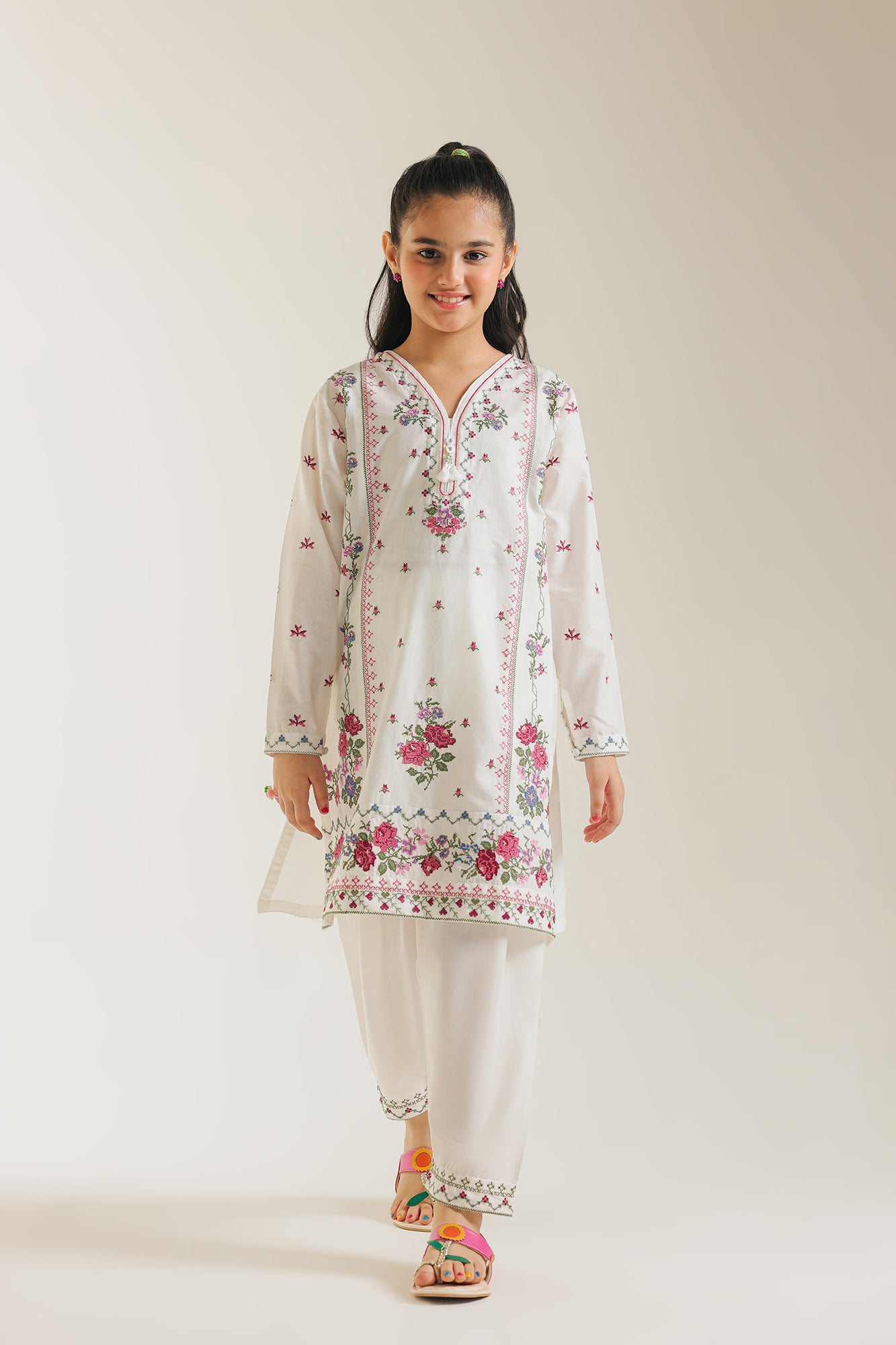 EMBROIDERED SUIT (E1205/402/003) - Image 2