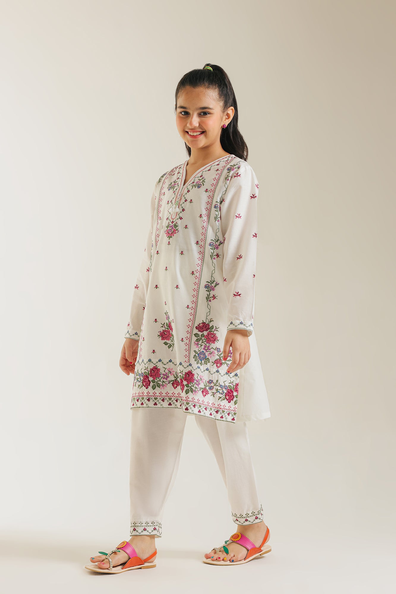 EMBROIDERED SUIT (E1205/402/003) - Image 3