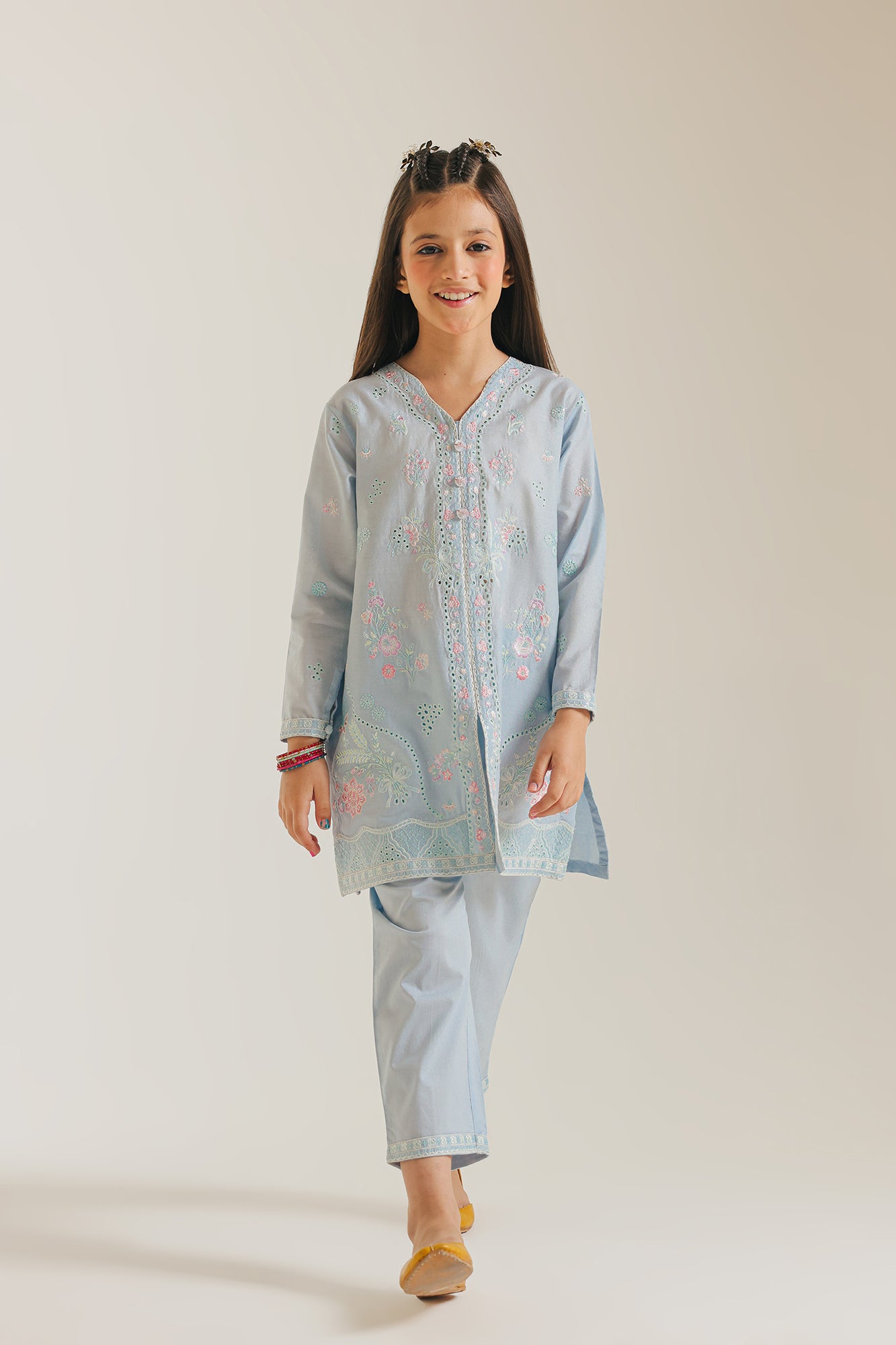 EMBROIDERED SUIT (E1214/402/720) - Image 2