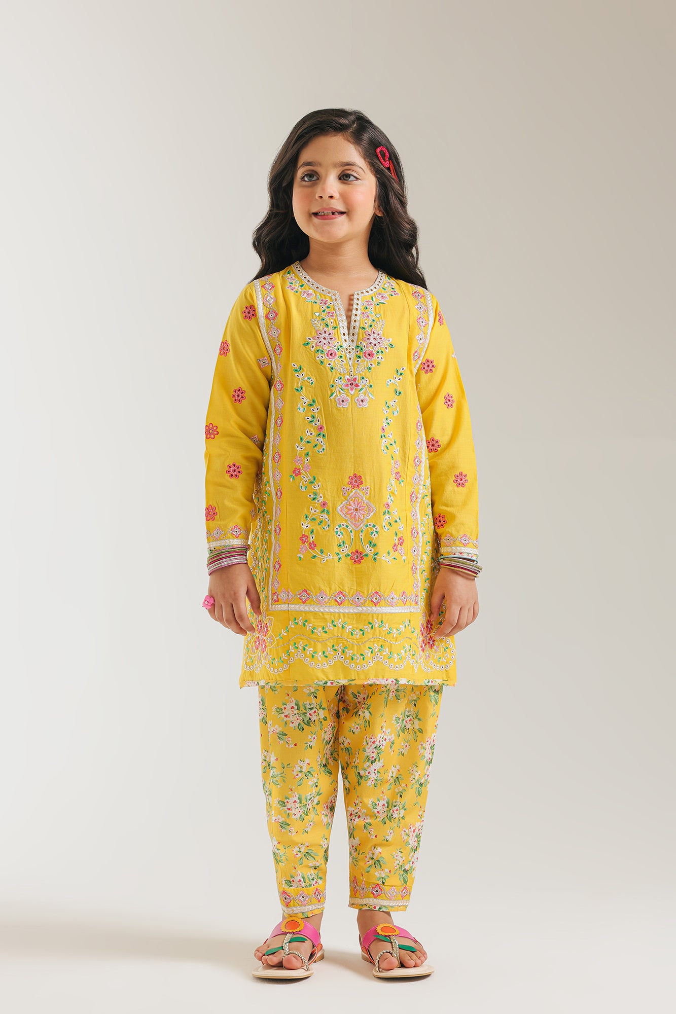EMBROIDERED SUIT (E1225/402/106) - Image 3