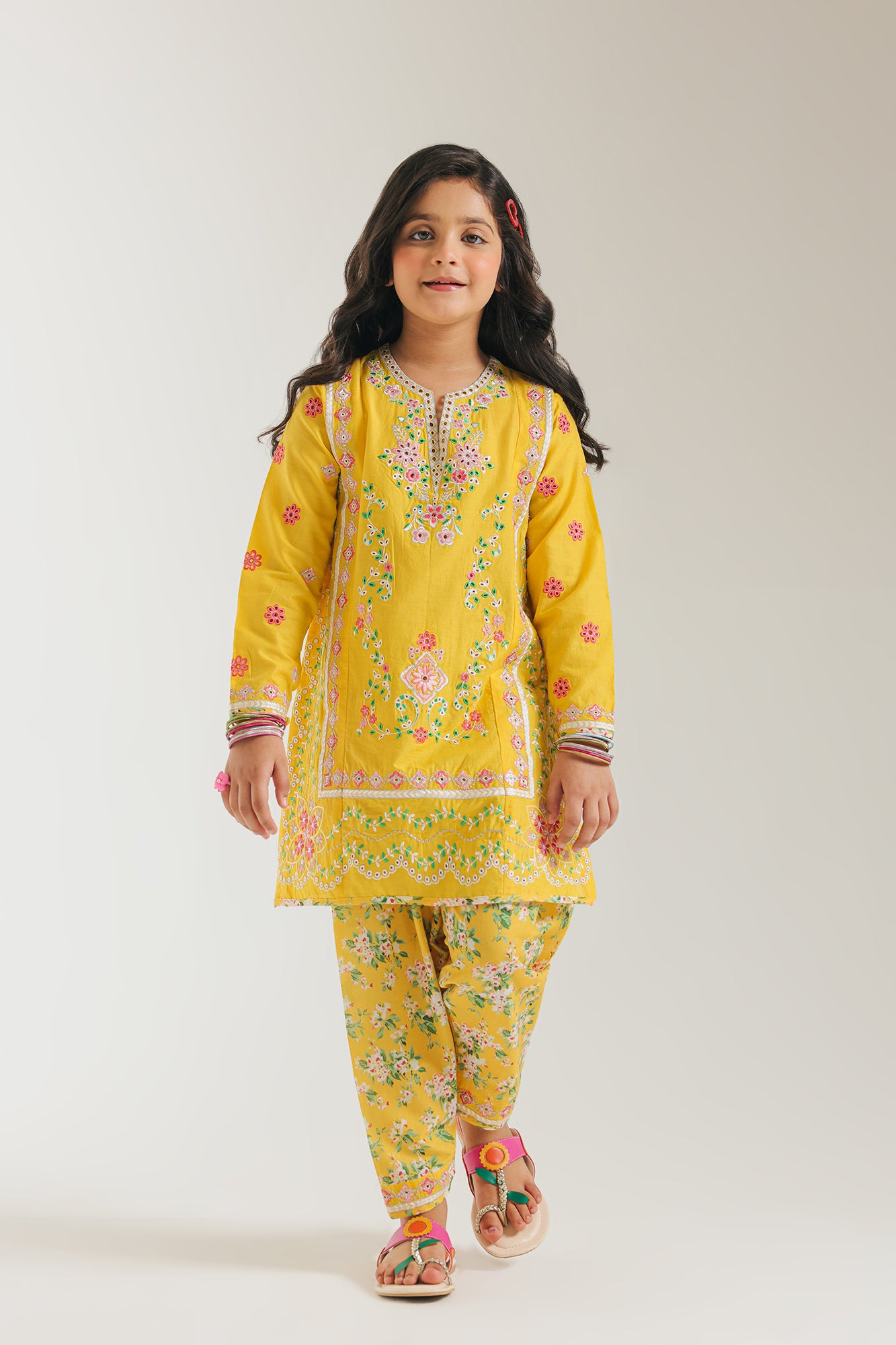 EMBROIDERED SUIT (E1225/402/106) - Image 2